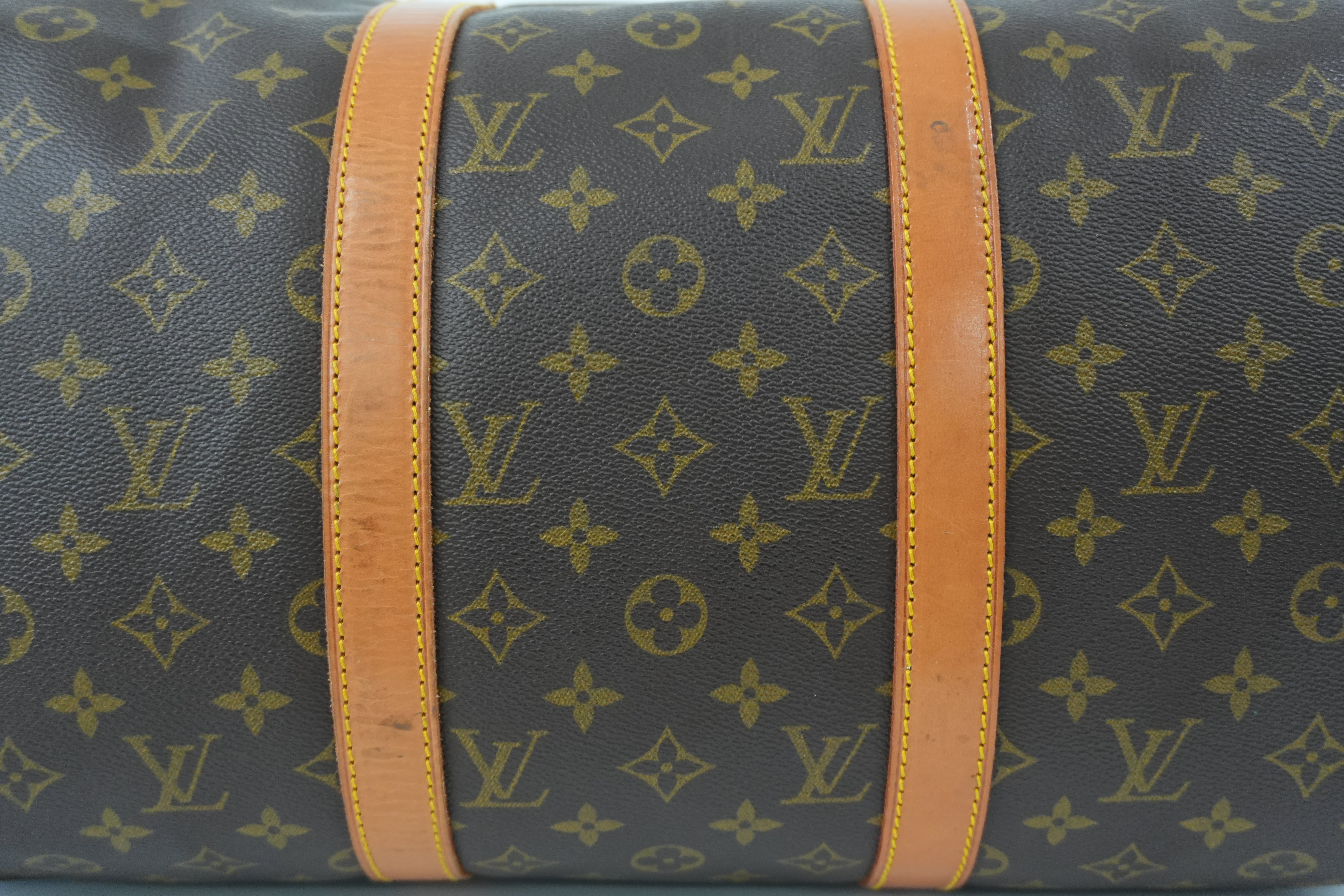 Louis Vuitton Monogram Keepall 50 Duffle Bag Used