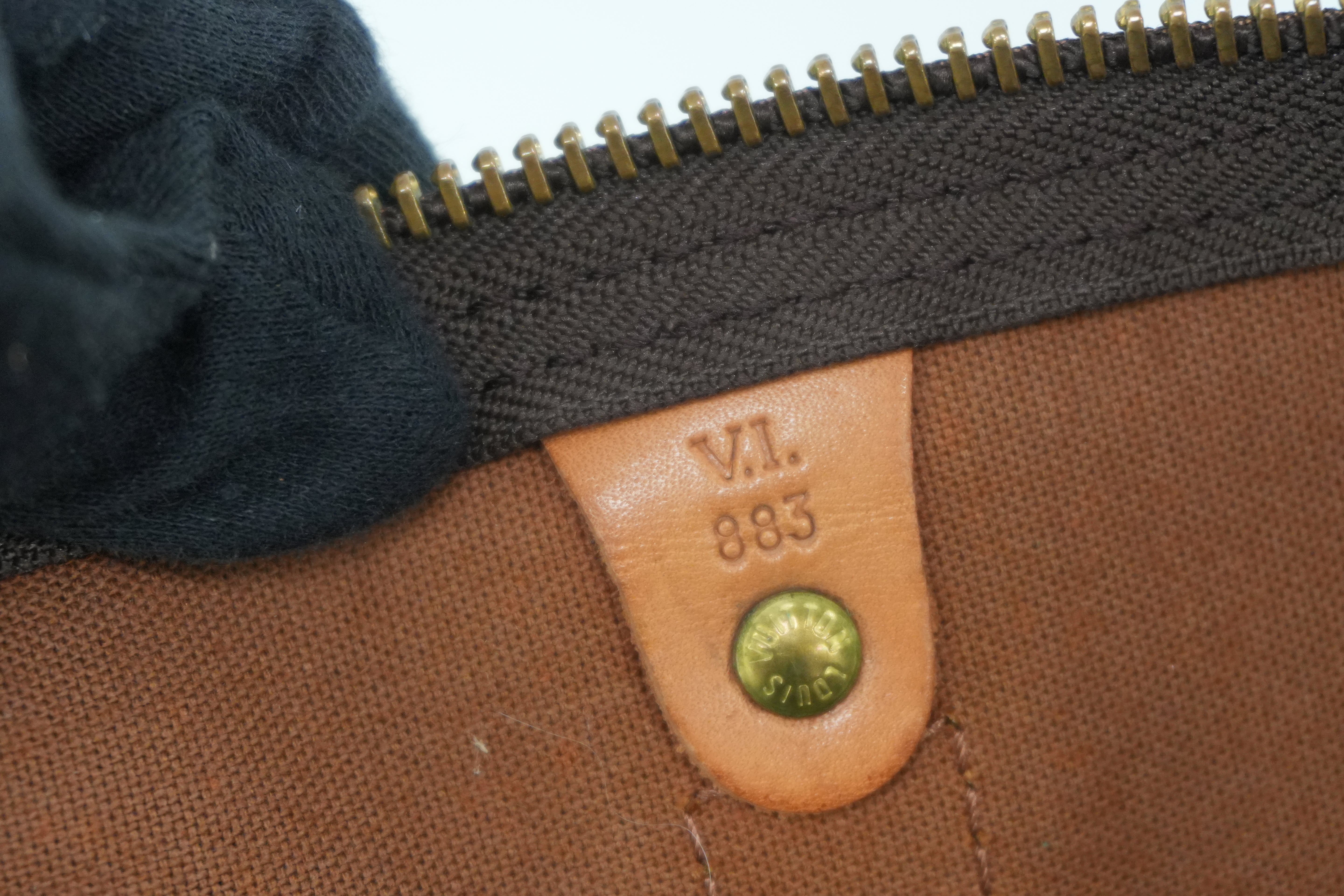 Louis Vuitton Monogram Keepall 50 Duffle Bag Used