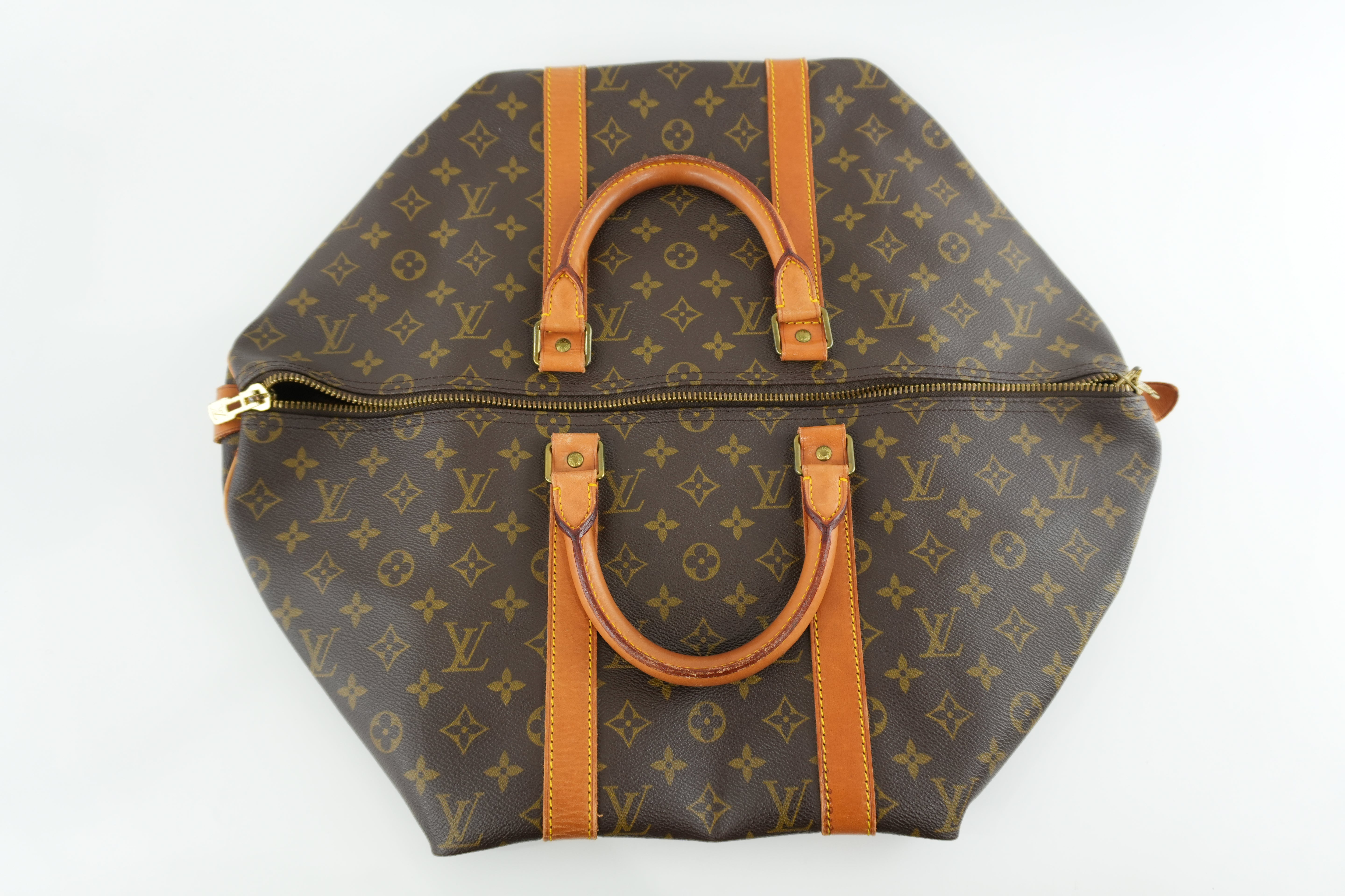 Louis Vuitton Monogram Keepall 50 Duffle Bag Used