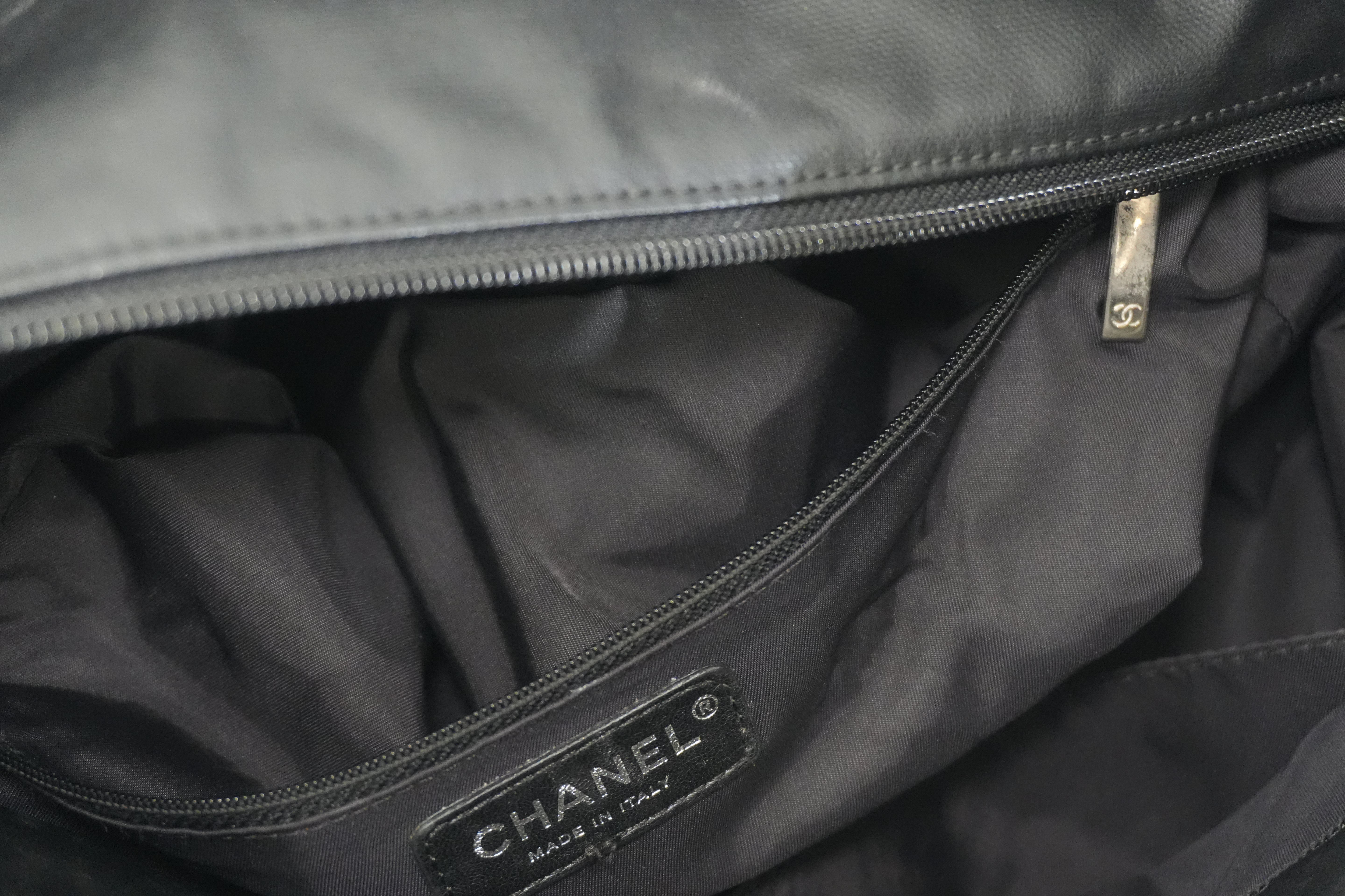 Pre-owned Chanel Paris Biarritz Tote Bag Black