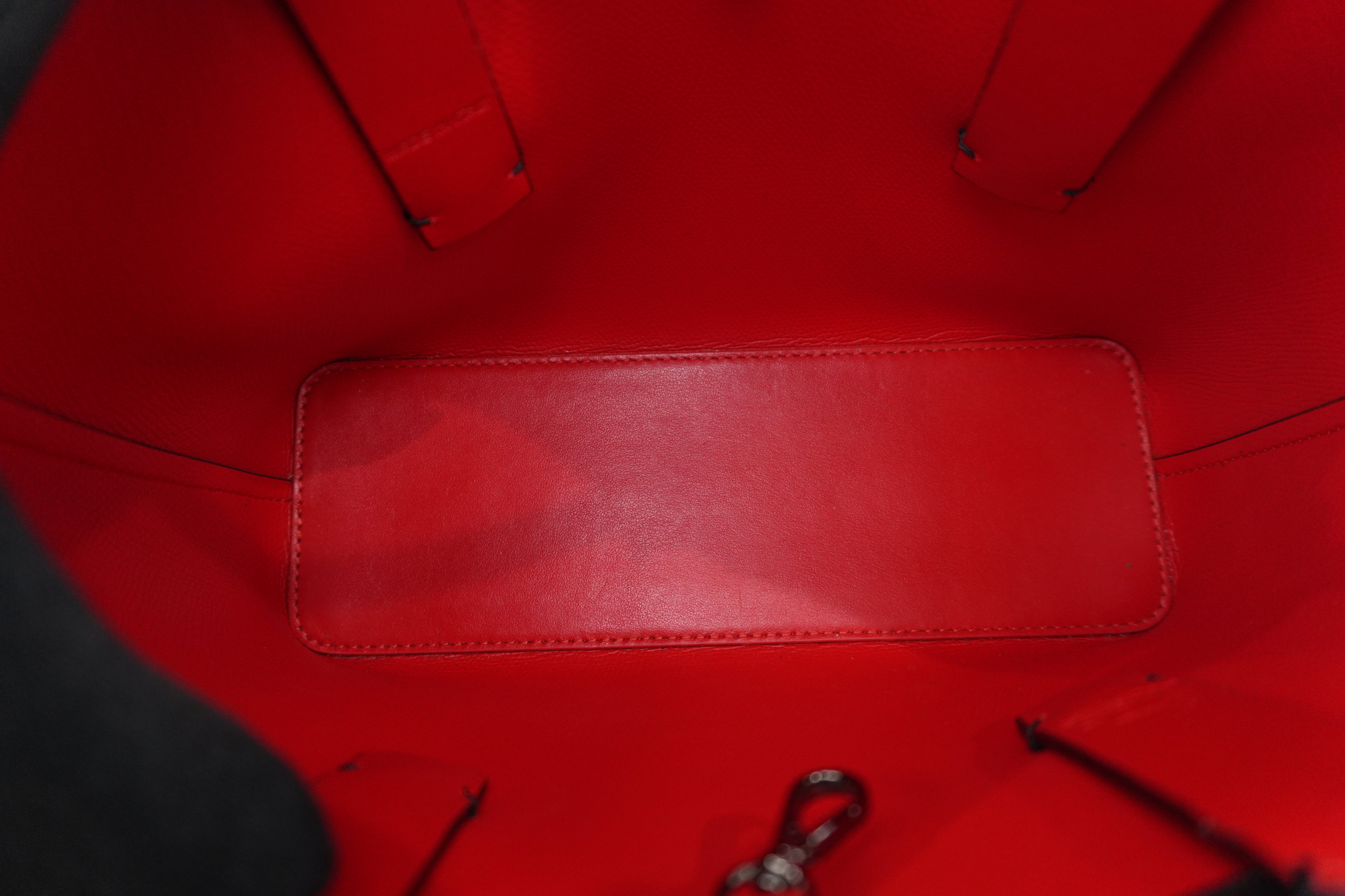 Christian Louboutin Small Cabata Two Way Shoulder Bag Black Used