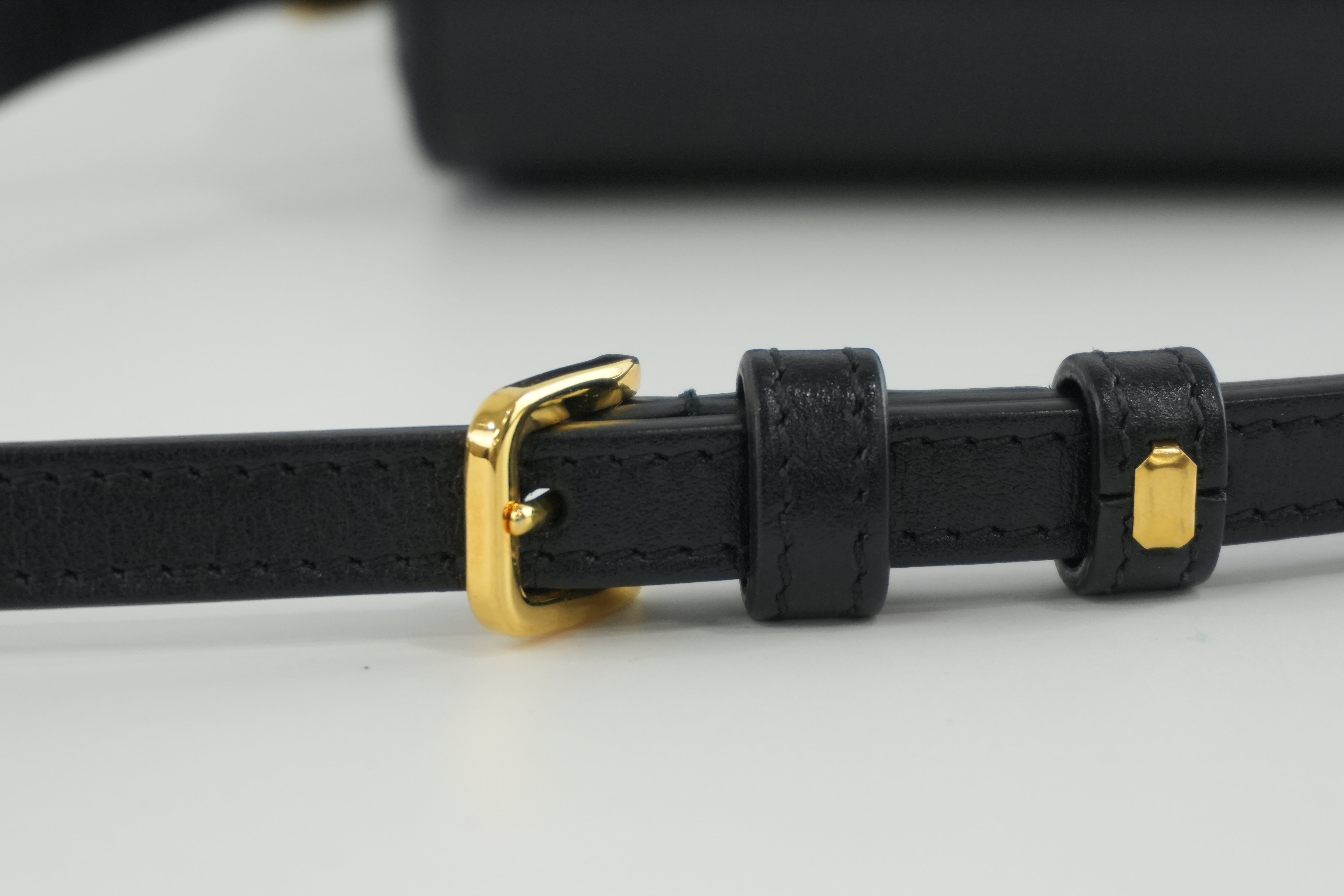 Pre-owned Gucci Horsebit Shoulder Bag Black