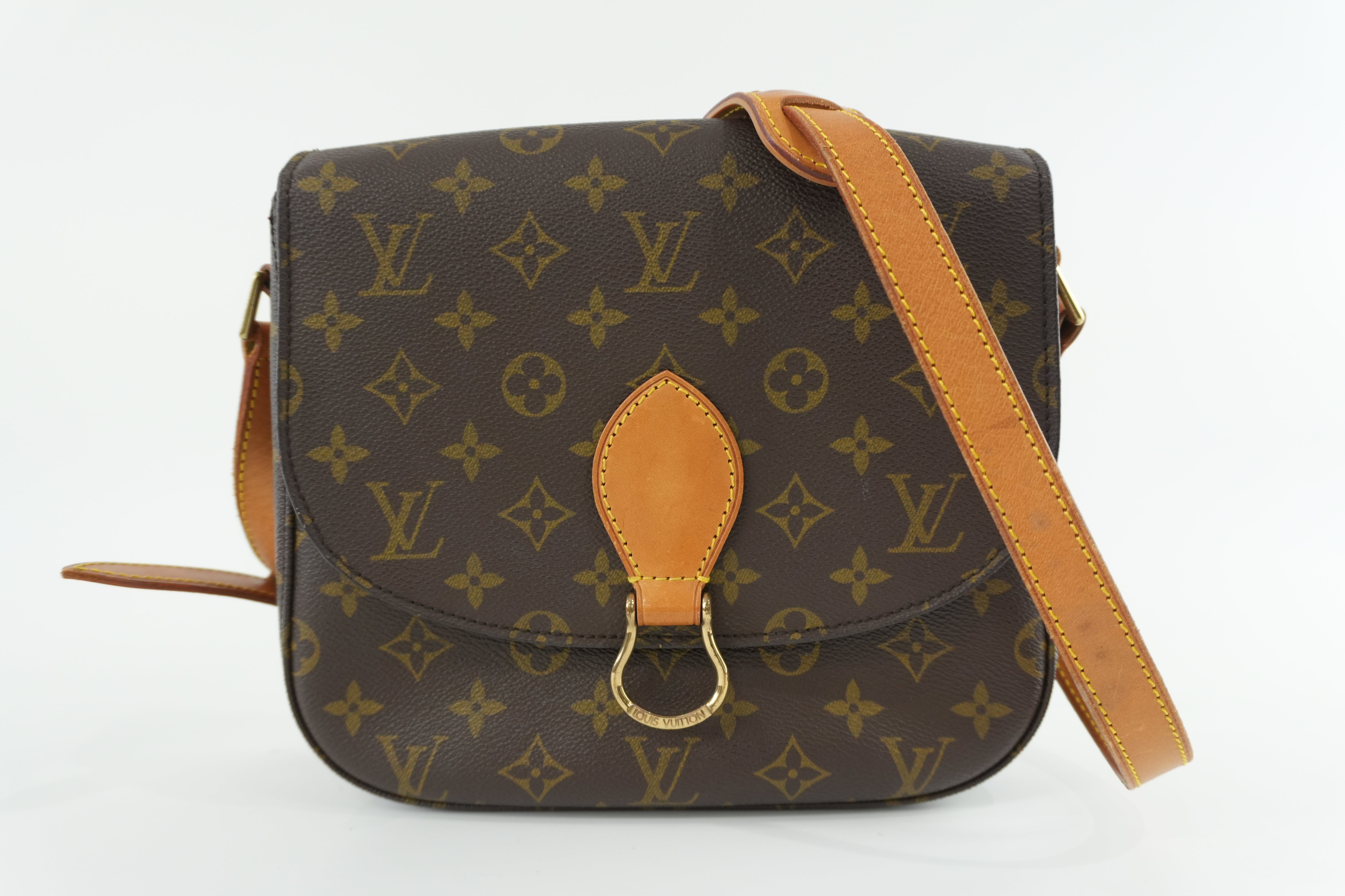 Pre-owned Louis Vuitton Monogram Saint Cloud GM Shoulder Bag