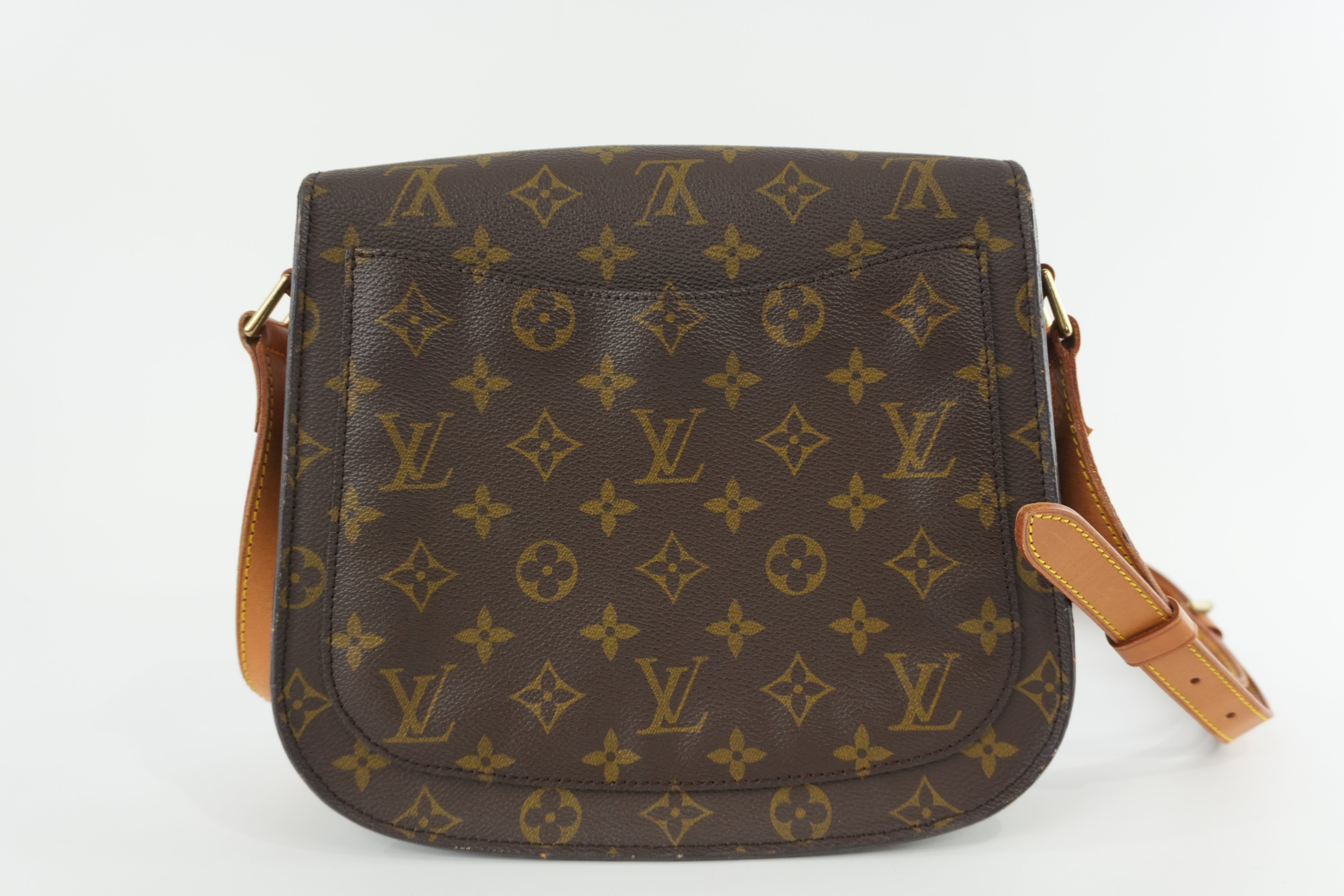 Pre-owned Louis Vuitton Monogram Saint Cloud GM Shoulder Bag