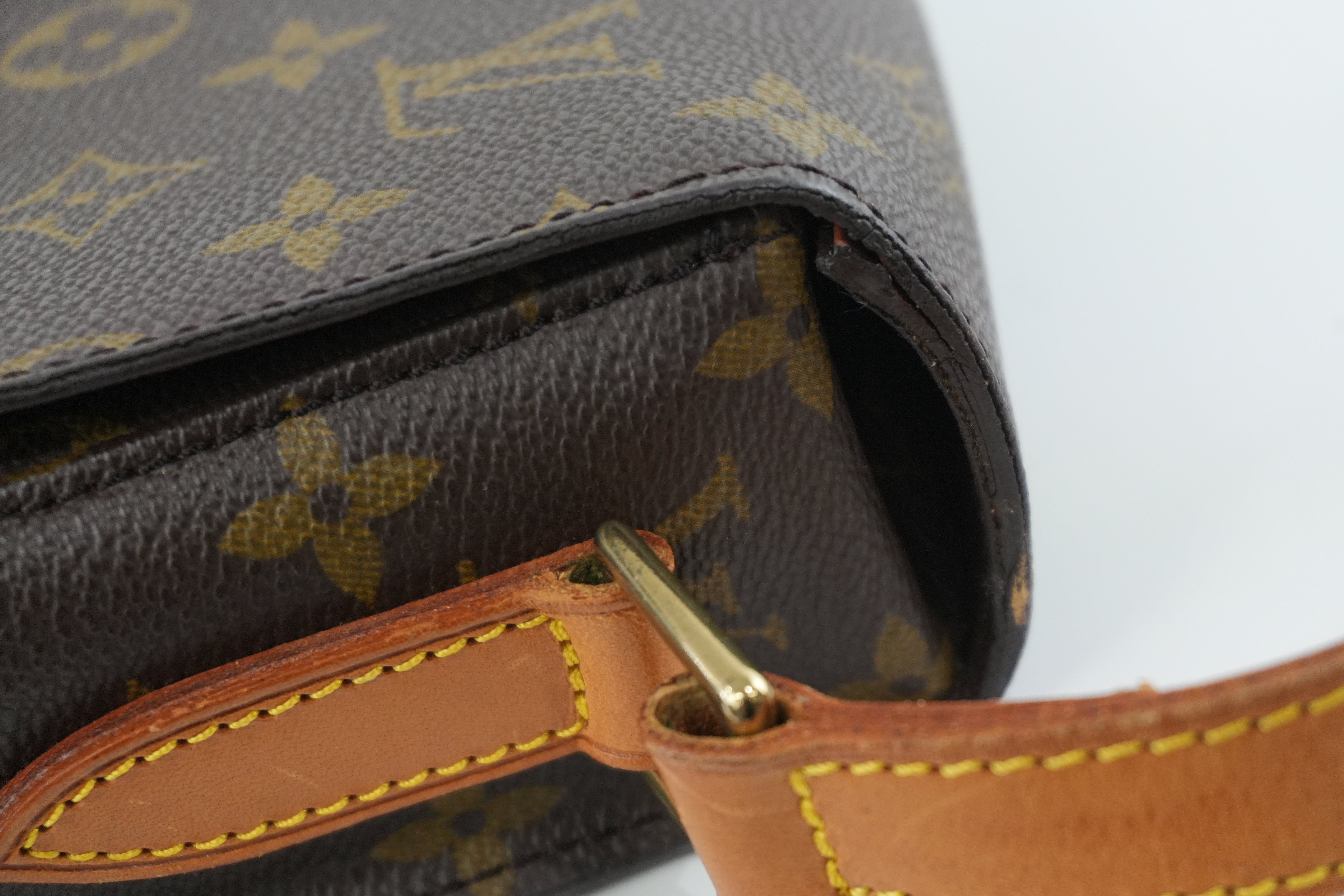 Pre-owned Louis Vuitton Monogram Saint Cloud GM Shoulder Bag