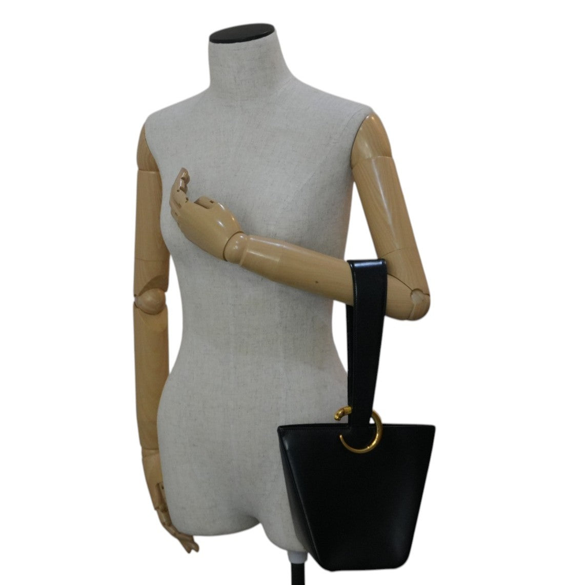 Pre-owned Cartier Panthere Bucket Handbag Black