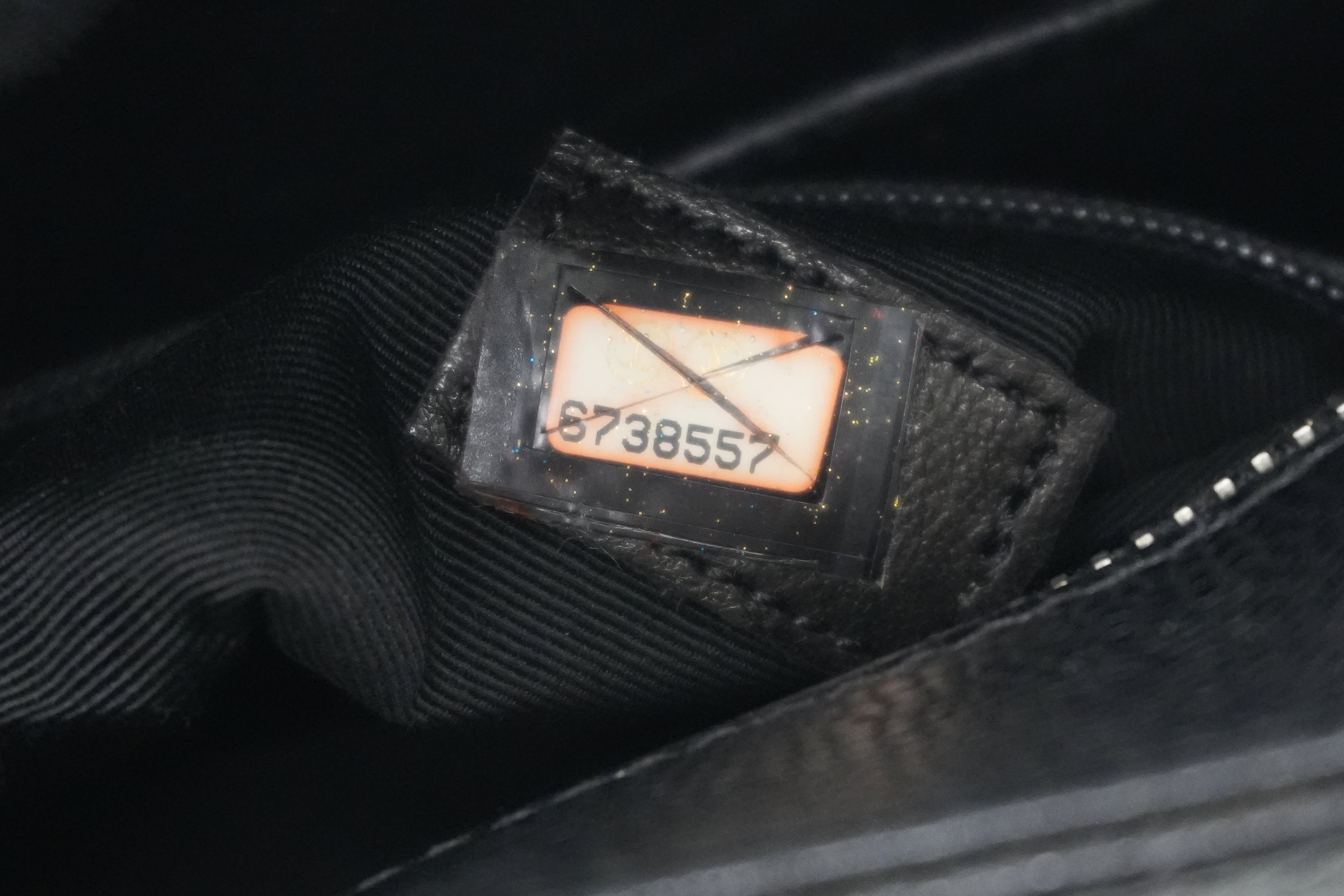 Pre-owned Chanel Medallion Caviar Tote Bag Silver Hardware Black Used