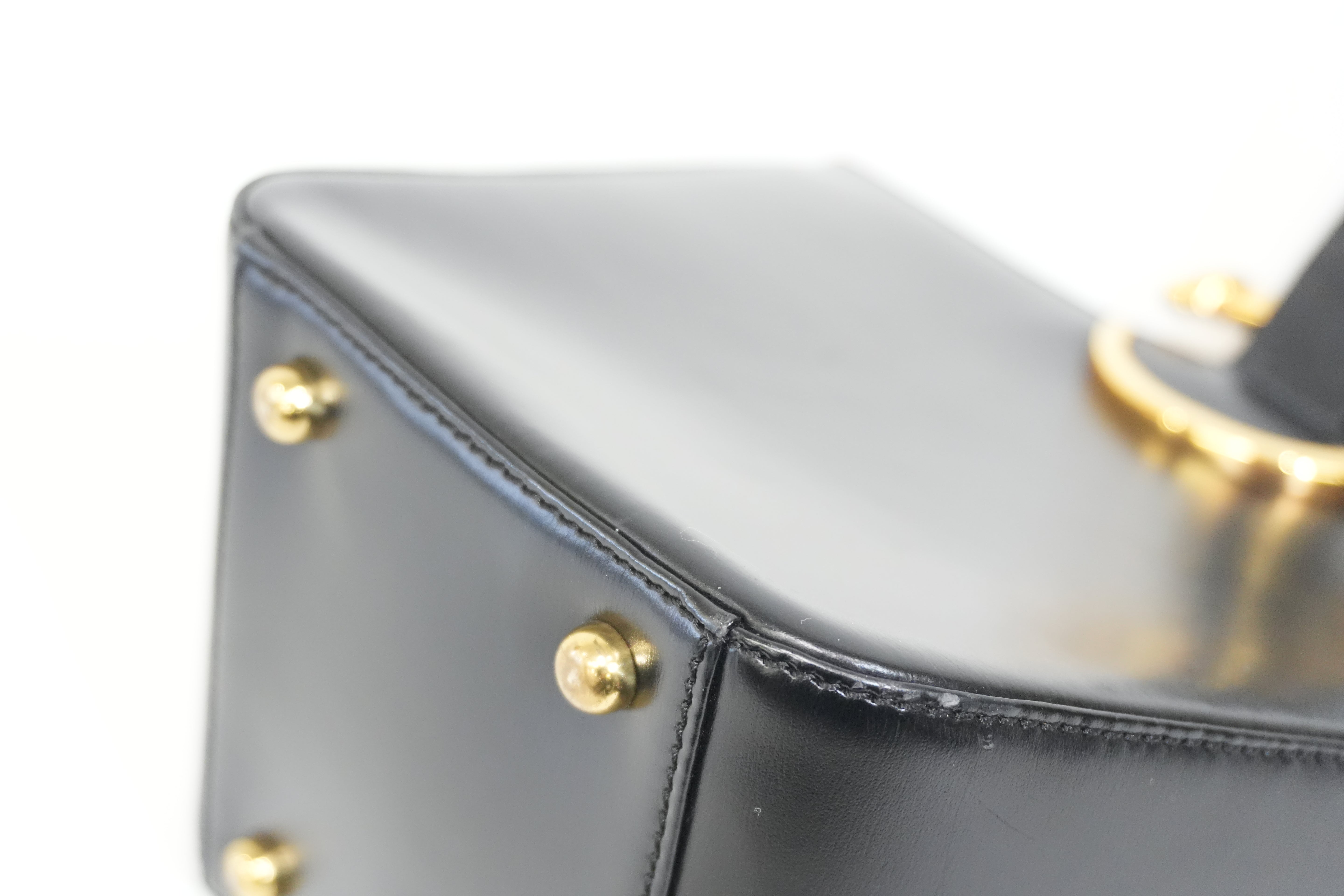Pre-owned Cartier Panthere Bucket Handbag Black