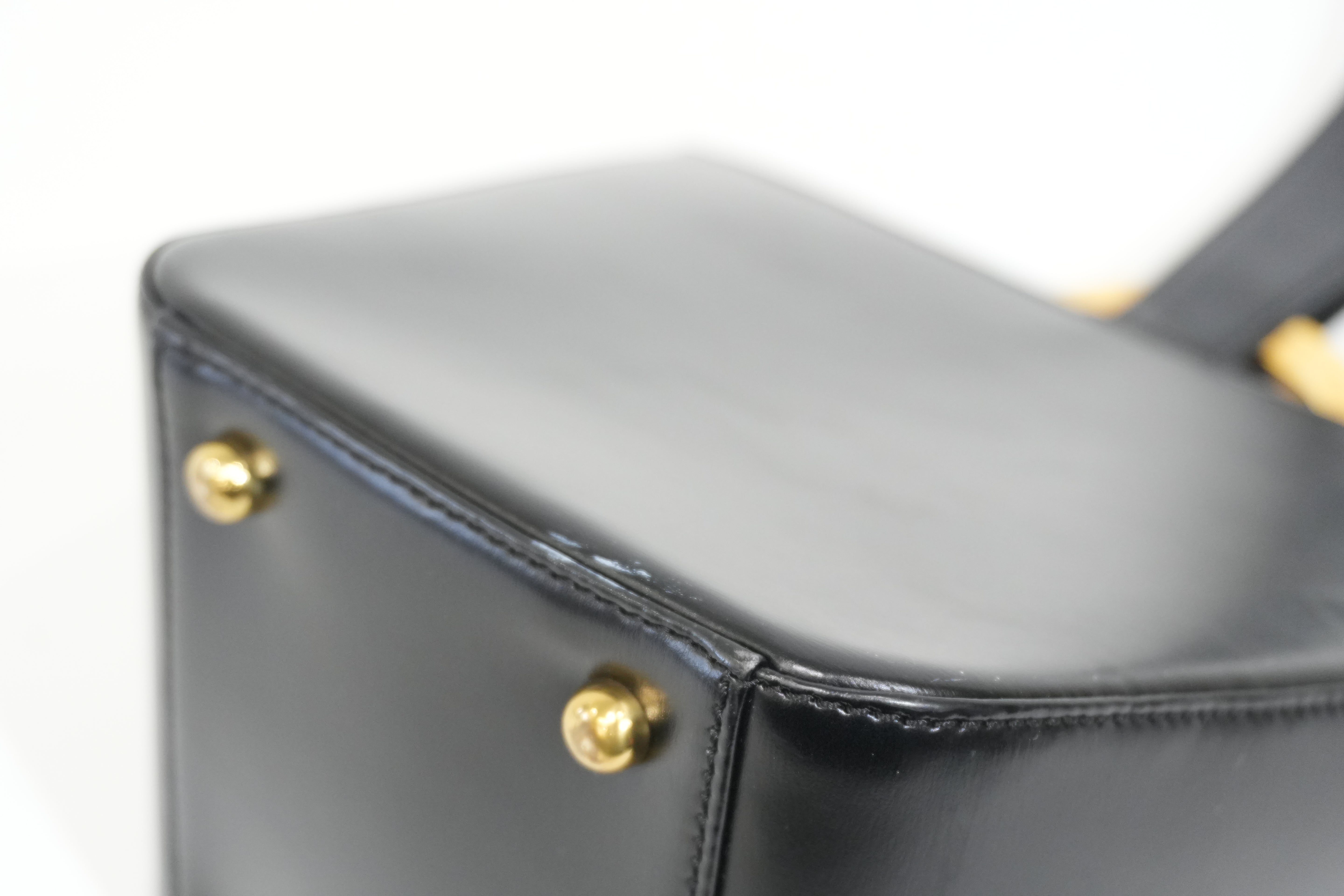 Pre-owned Cartier Panthere Bucket Handbag Black