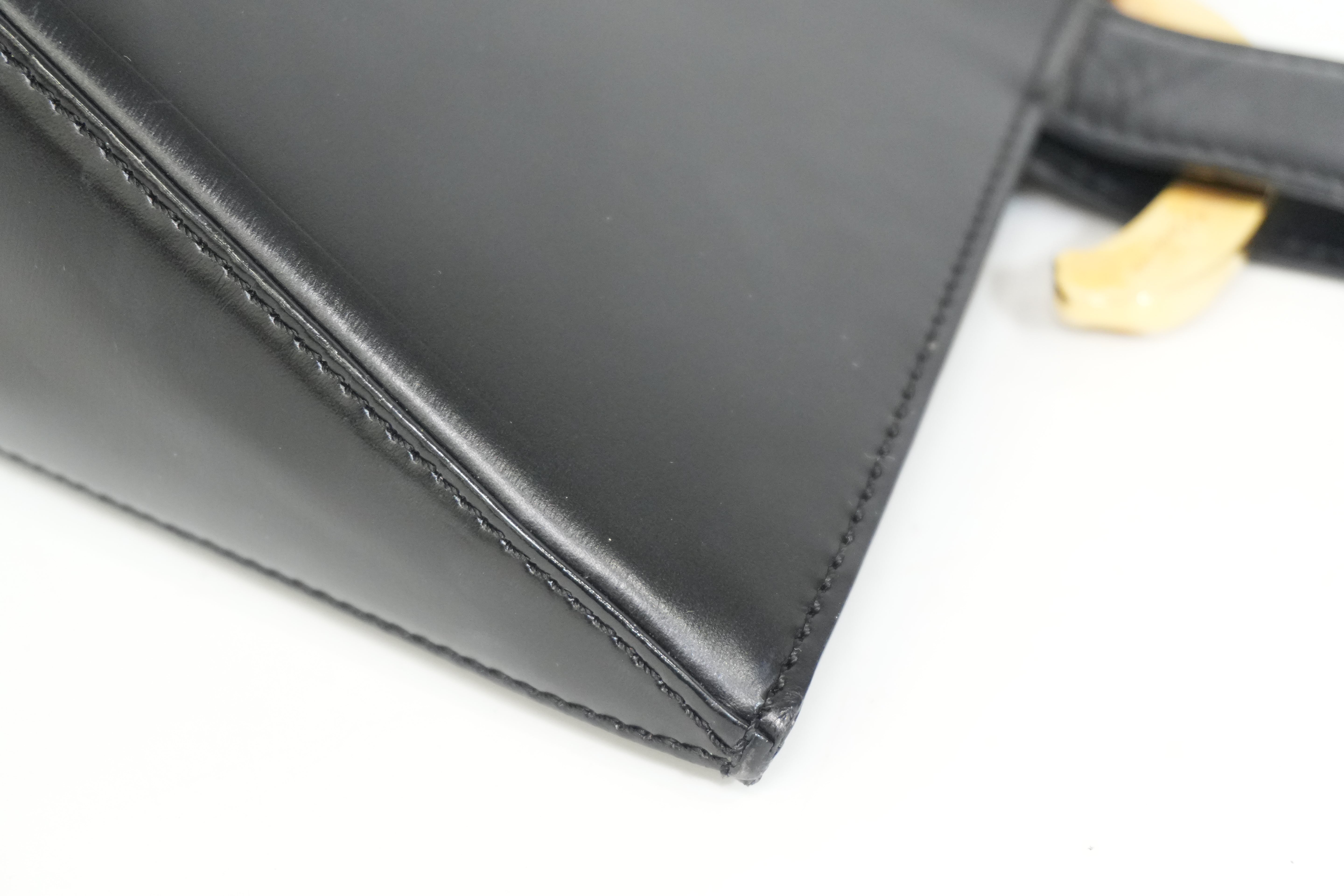 Pre-owned Cartier Panthere Bucket Handbag Black