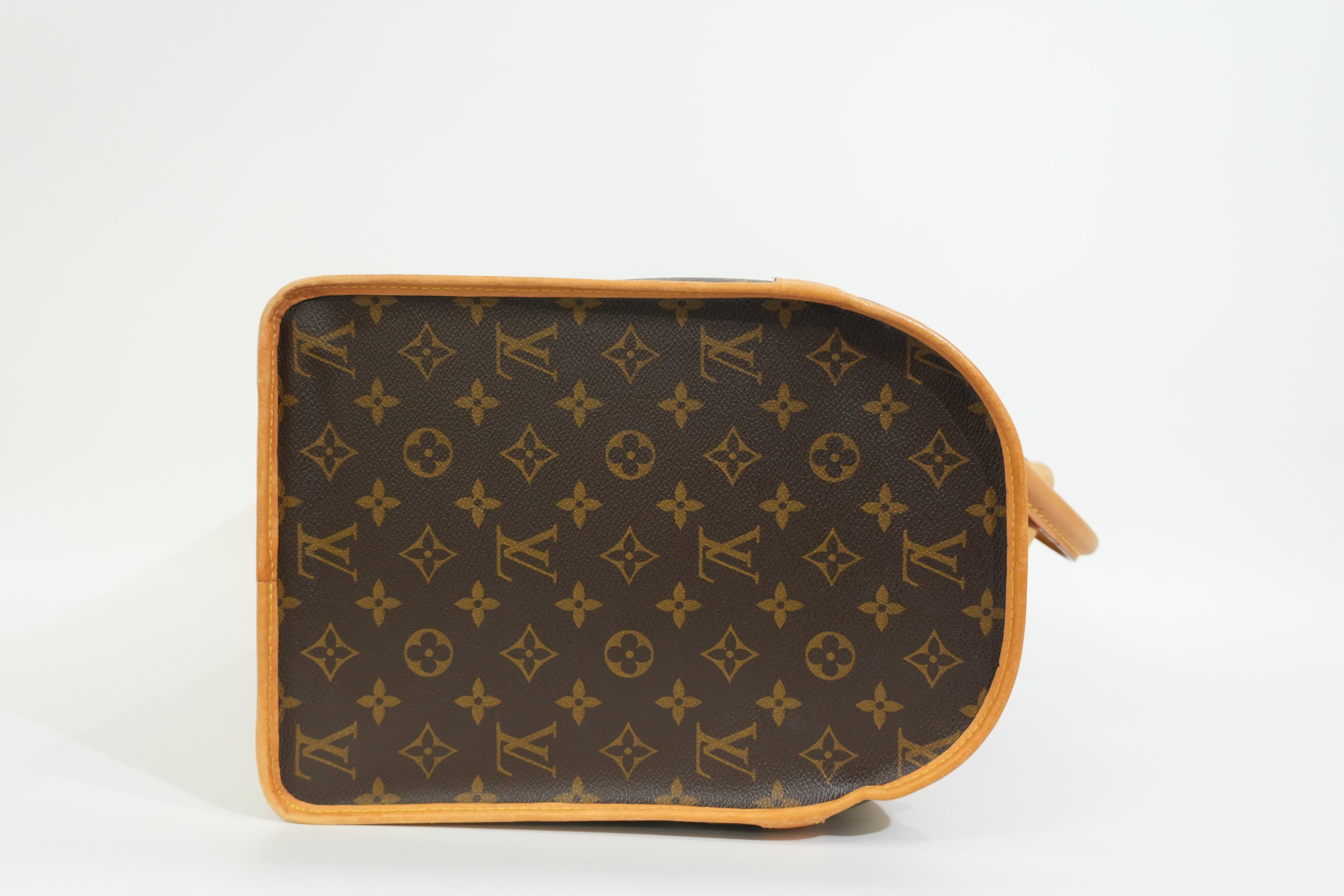 Pre-owned Louis Vuitton Monogram Sac Chien 40 Pet Carrier