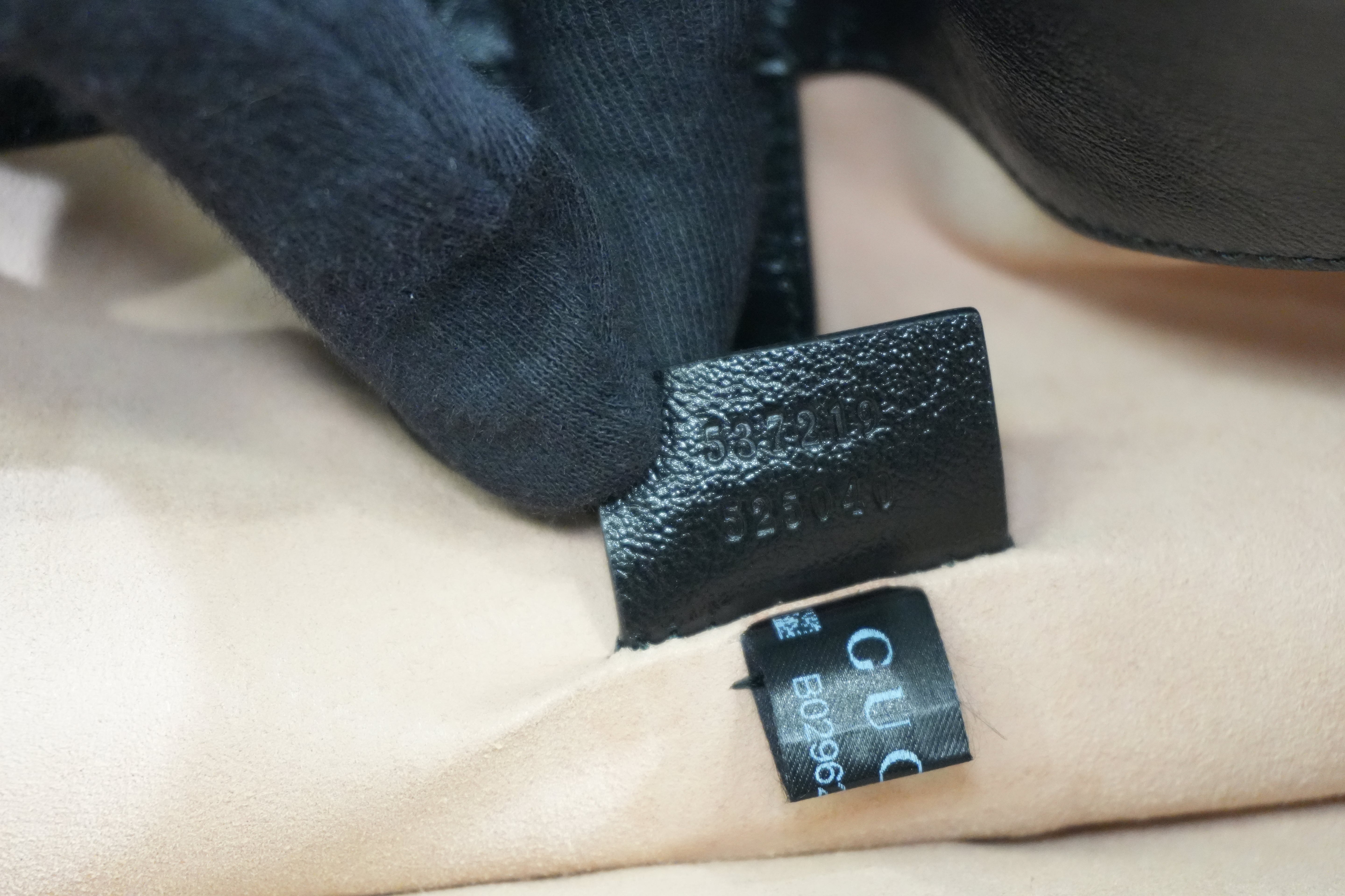 Pre-owned Gucci Rajah Large Tote Bag Black