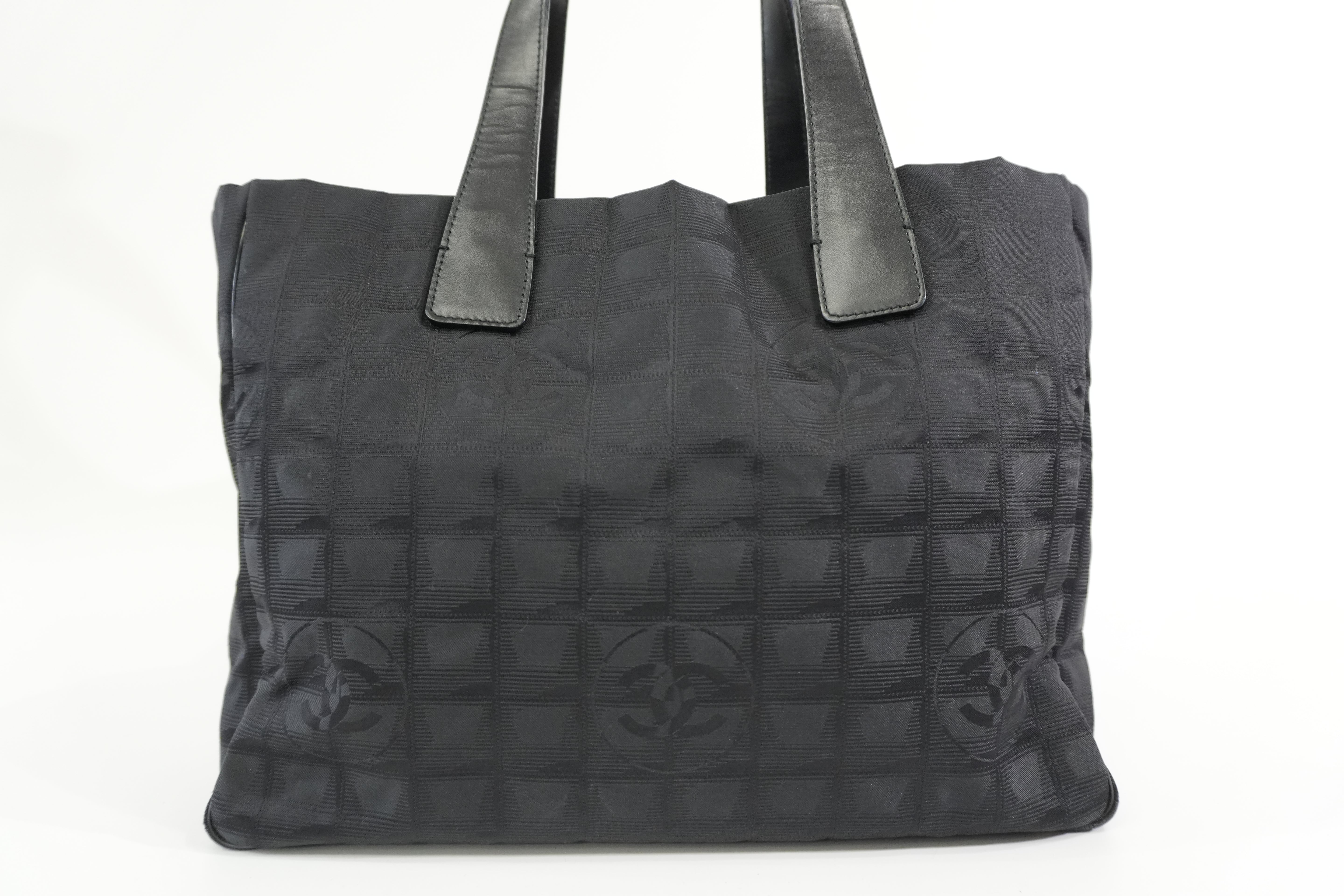 Pre-owned Chanel New Travel Line Tote Bag Black