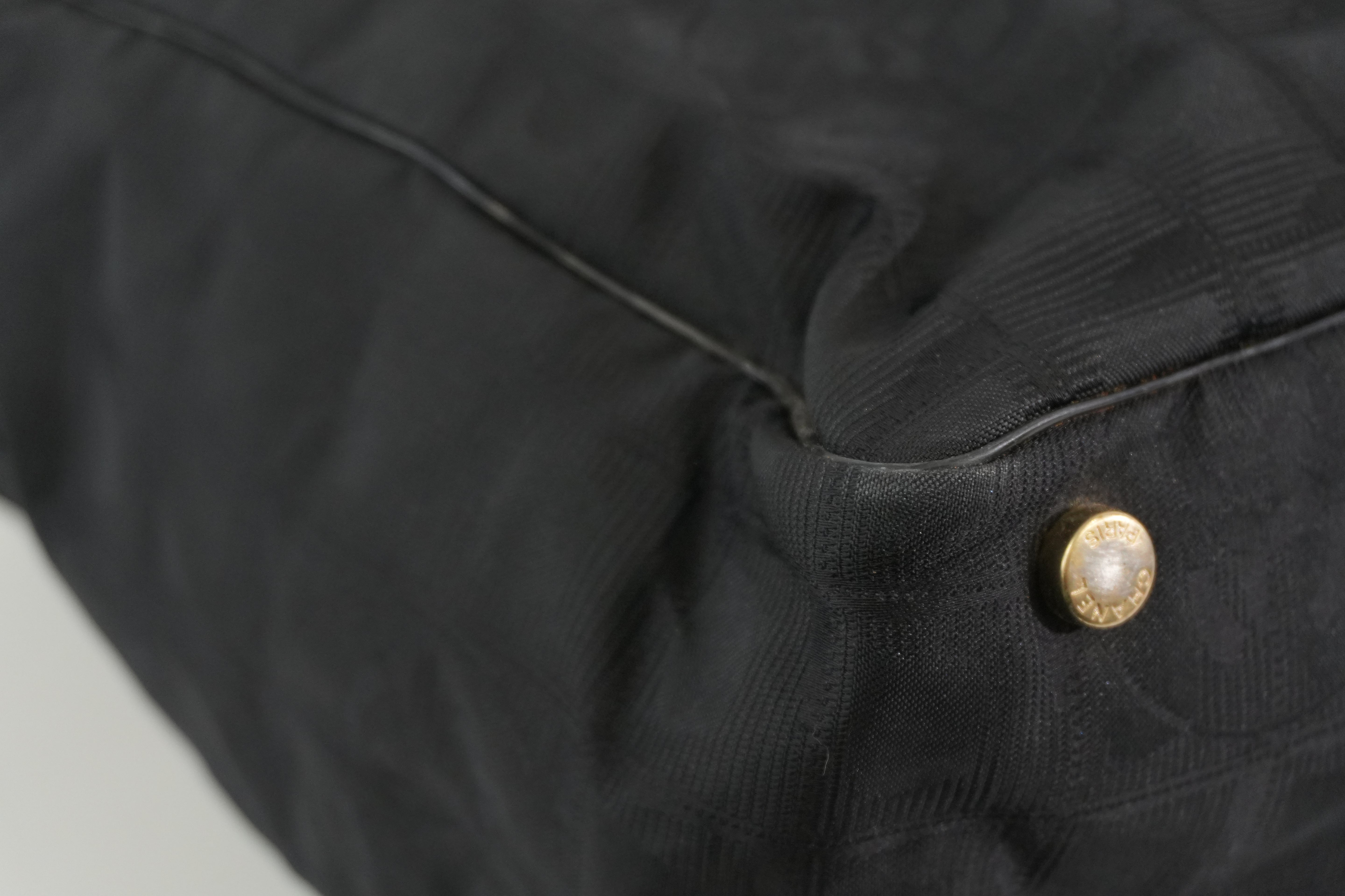 Pre-owned Chanel New Travel Line Tote Bag Black