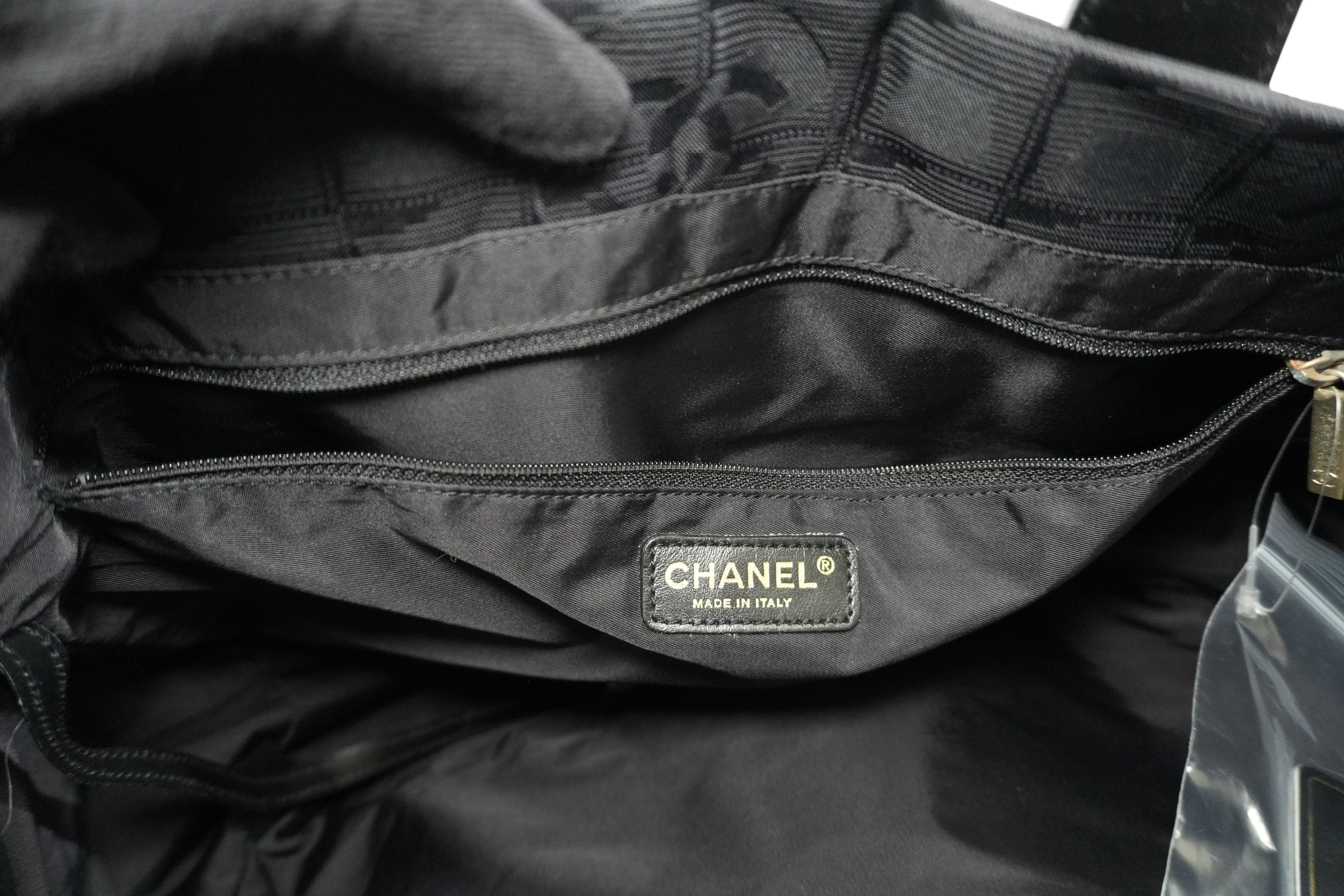 Pre-owned Chanel New Travel Line Tote Bag Black