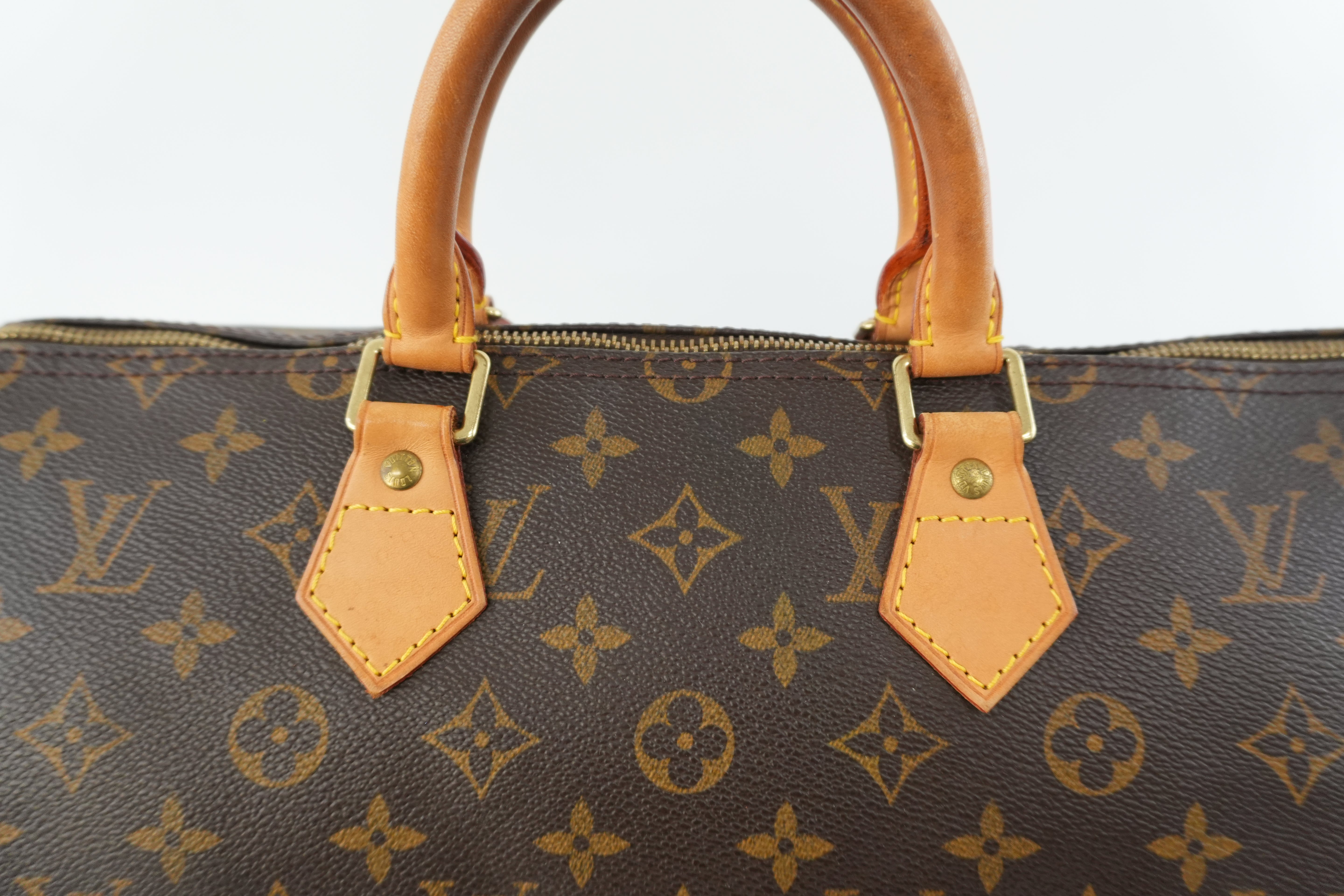 Louis Vuitton Monogram Speedy 35 Handbag Used