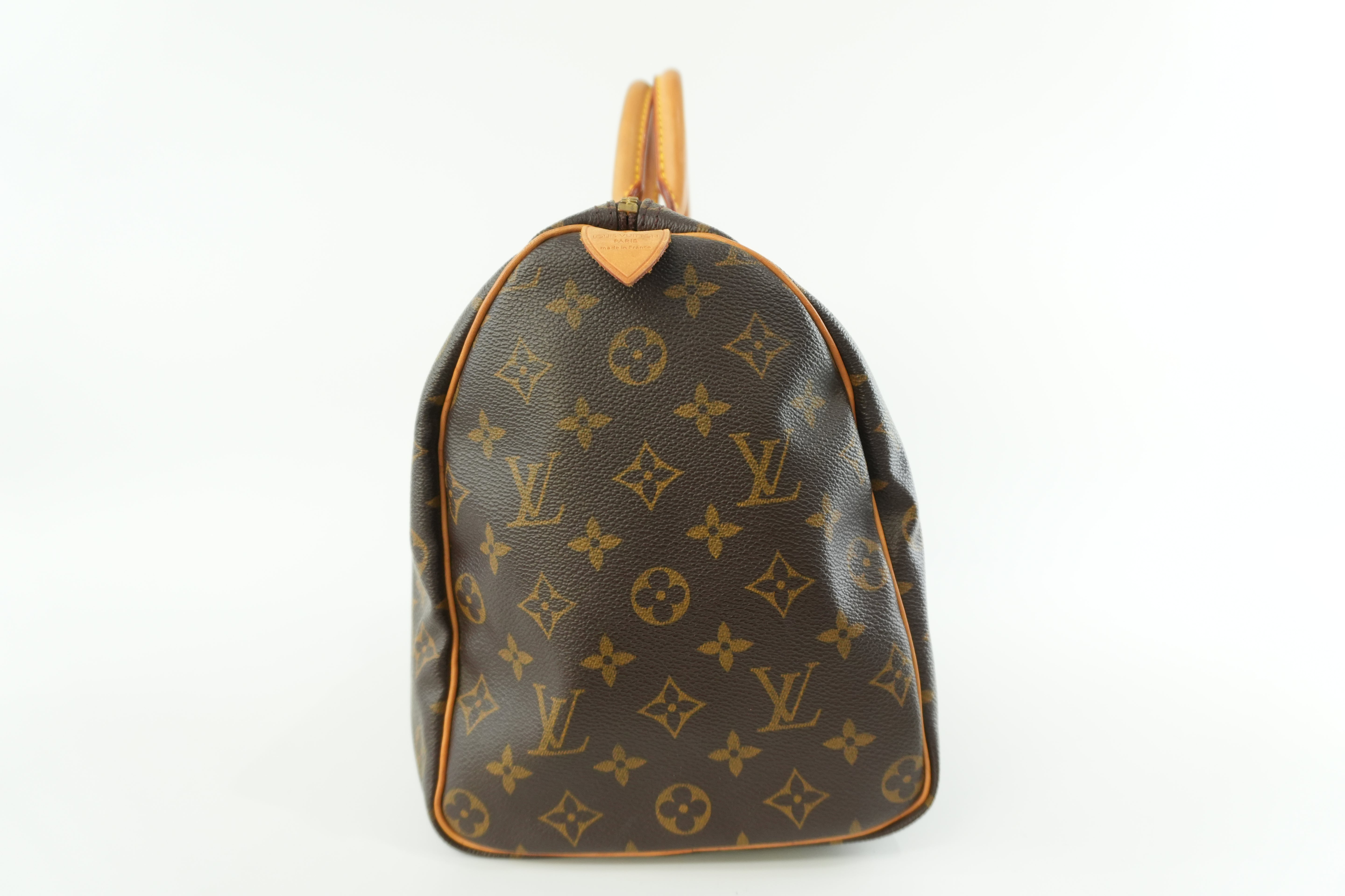 Louis Vuitton Monogram Speedy 35 Handbag Used