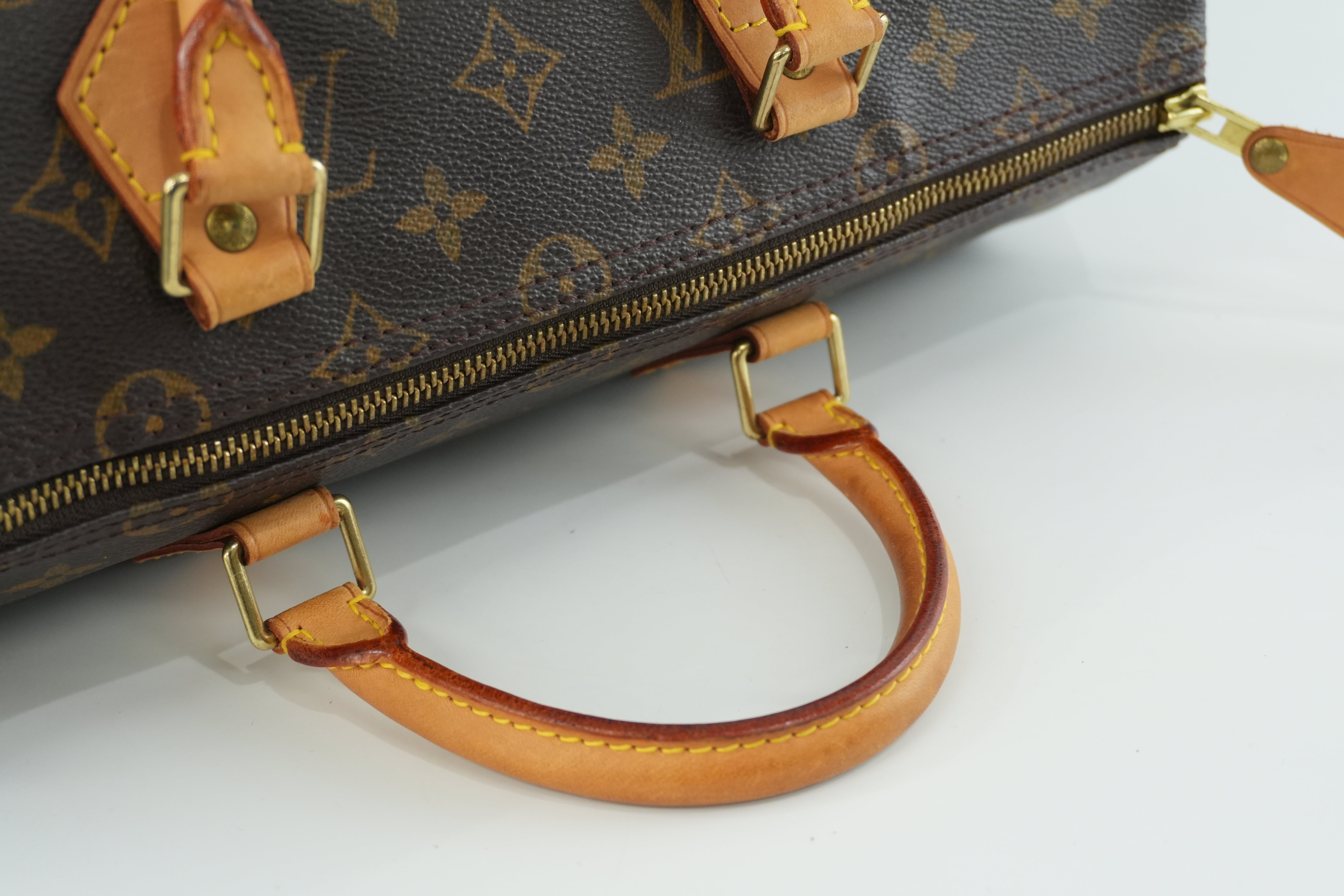 Louis Vuitton Monogram Speedy 35 Handbag Used