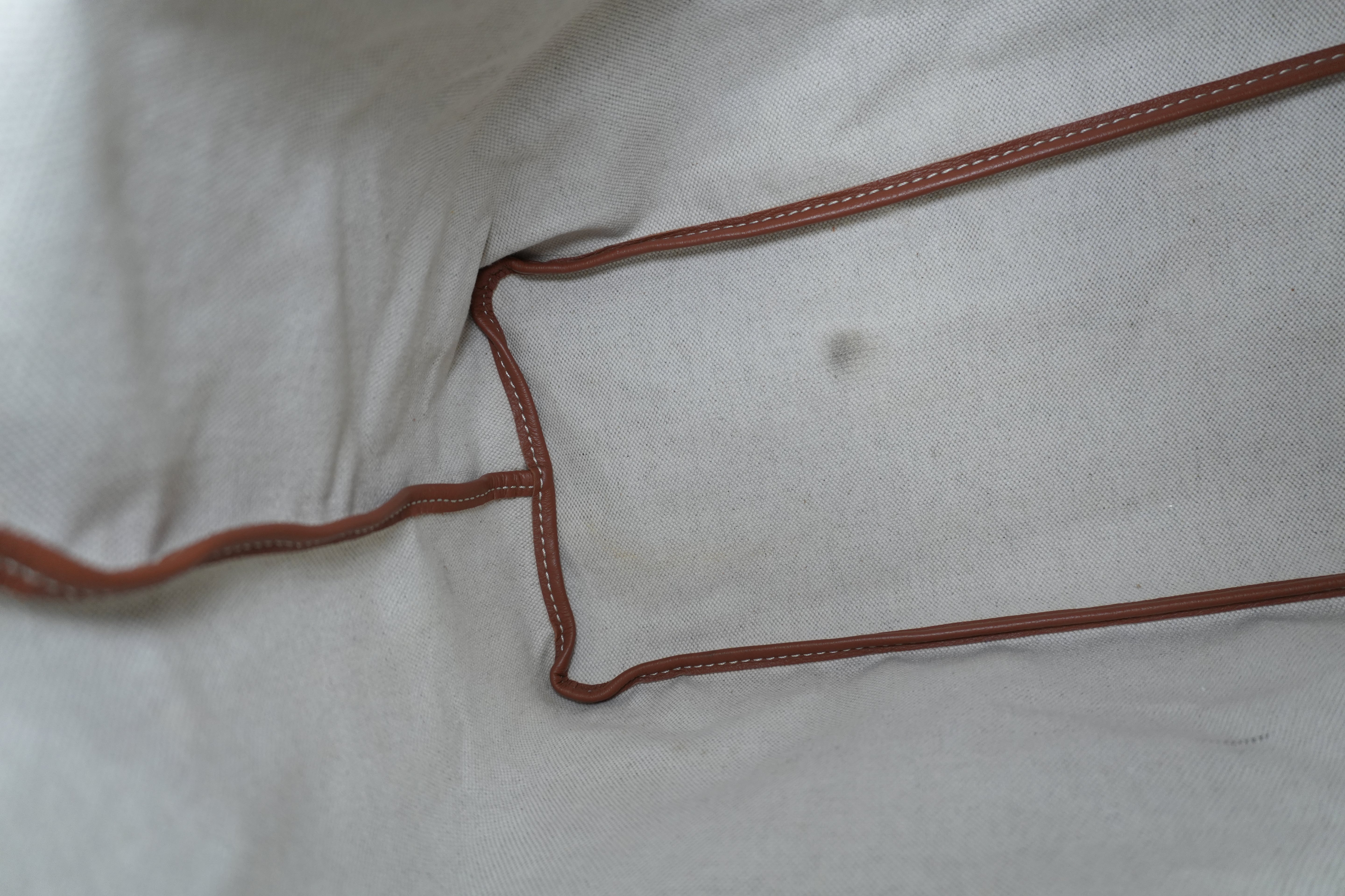 Goyard Saint Louis PM Black and Brown Canvas Used