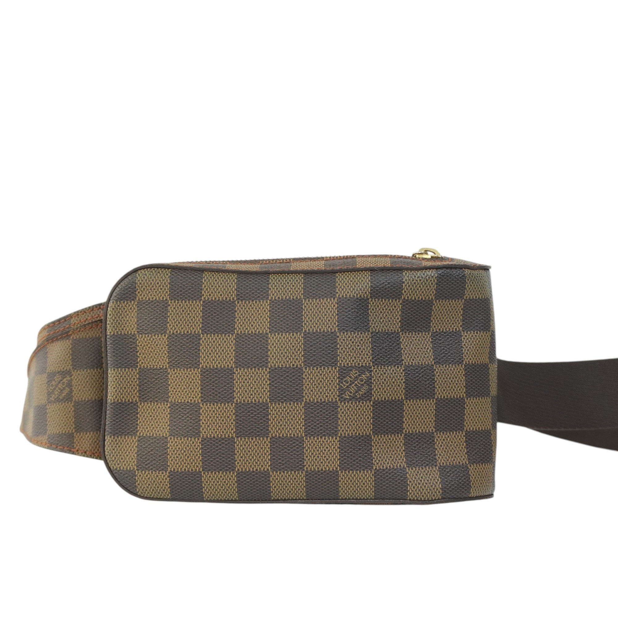 Pre-owned Louis Vuitton Damier Ebene Geronimo Body Bag