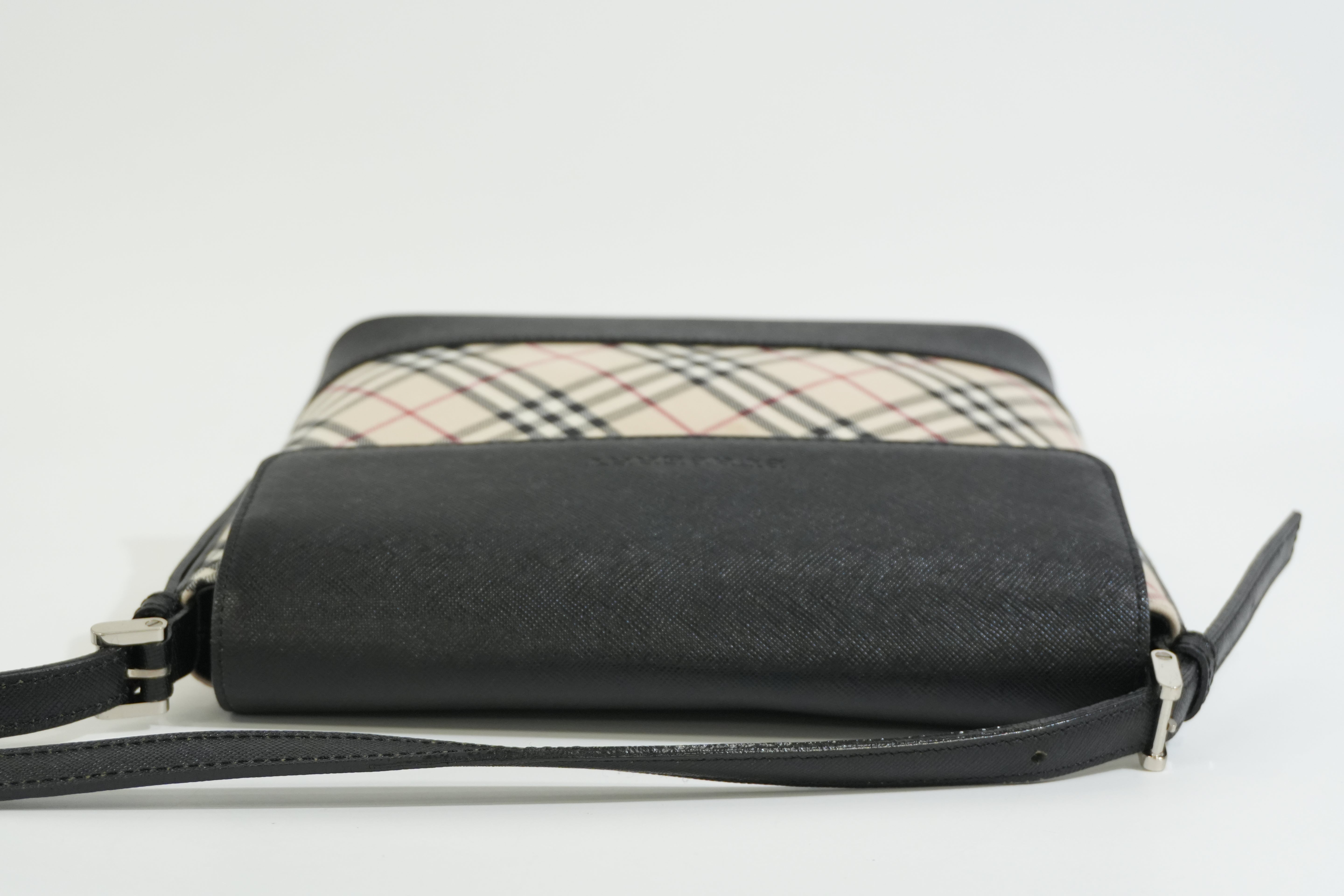 Pre-owned Burberry Nova Check Crossbody Bag Beige