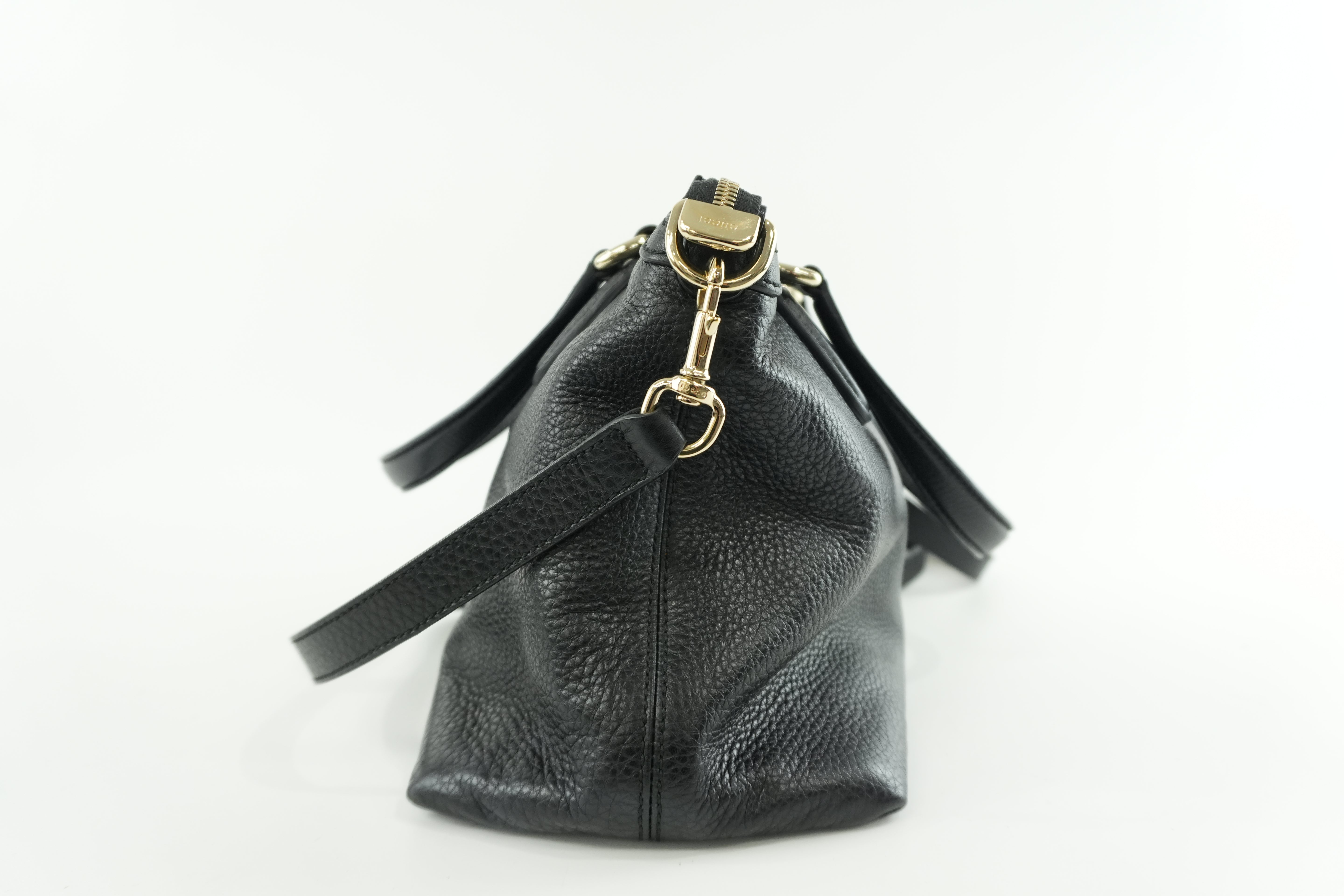 Gucci Soho Two Way Shoulder Bag Black Used