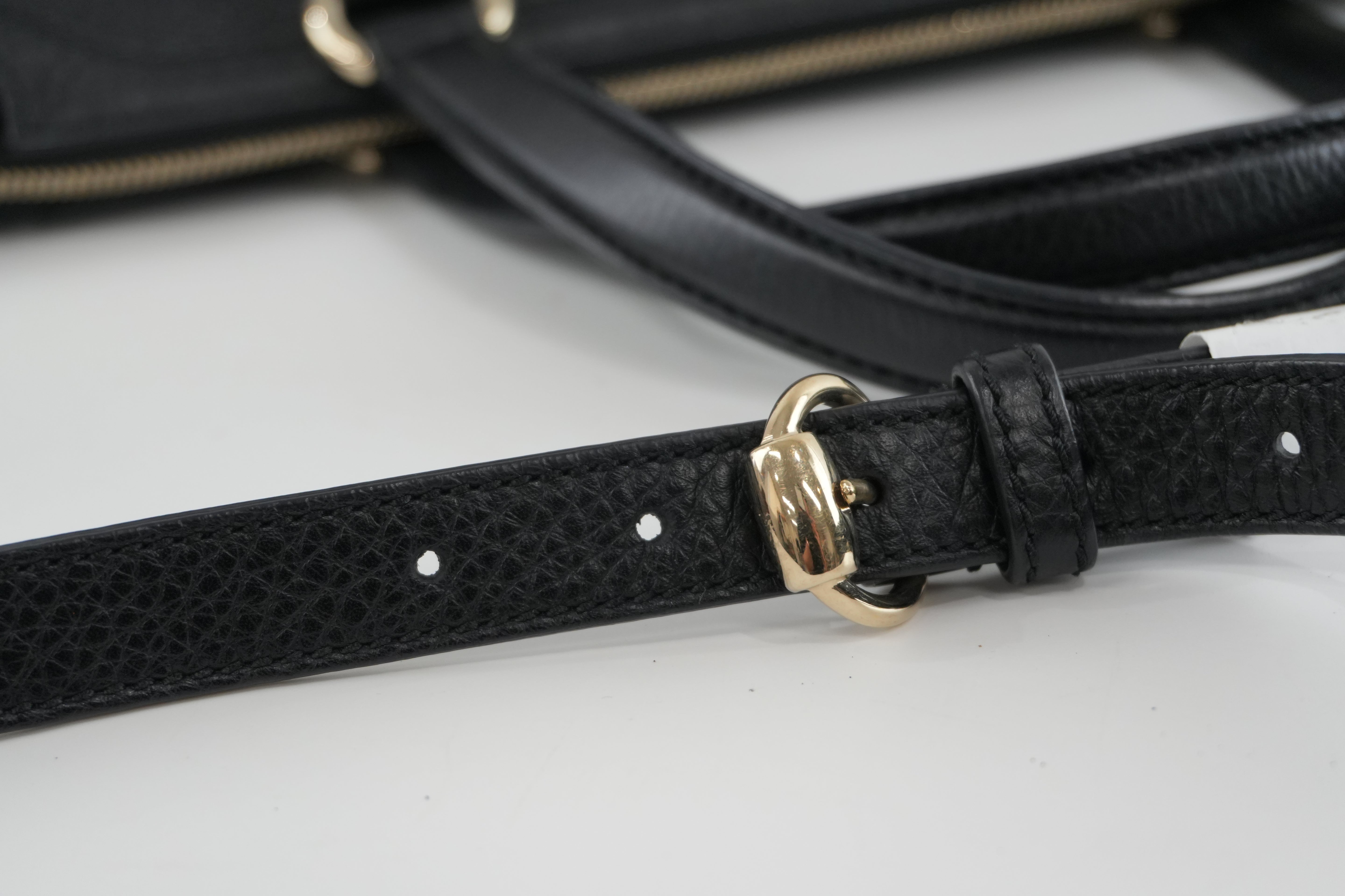 Gucci Soho Two Way Shoulder Bag Black Used