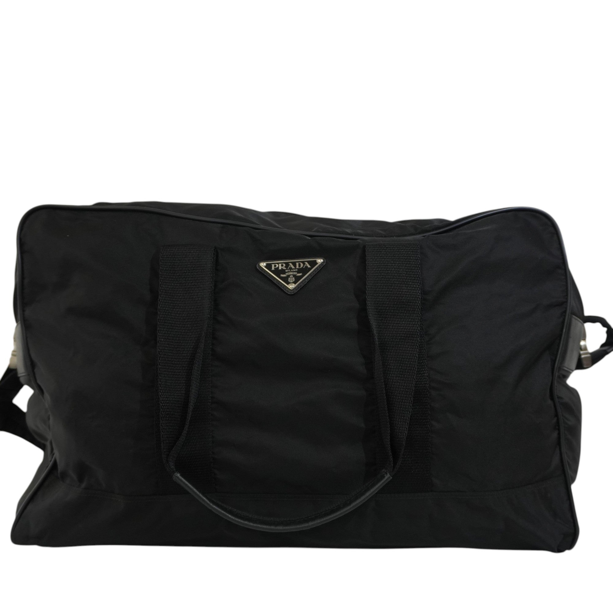 Pre-owned Prada Duffle Bag Black