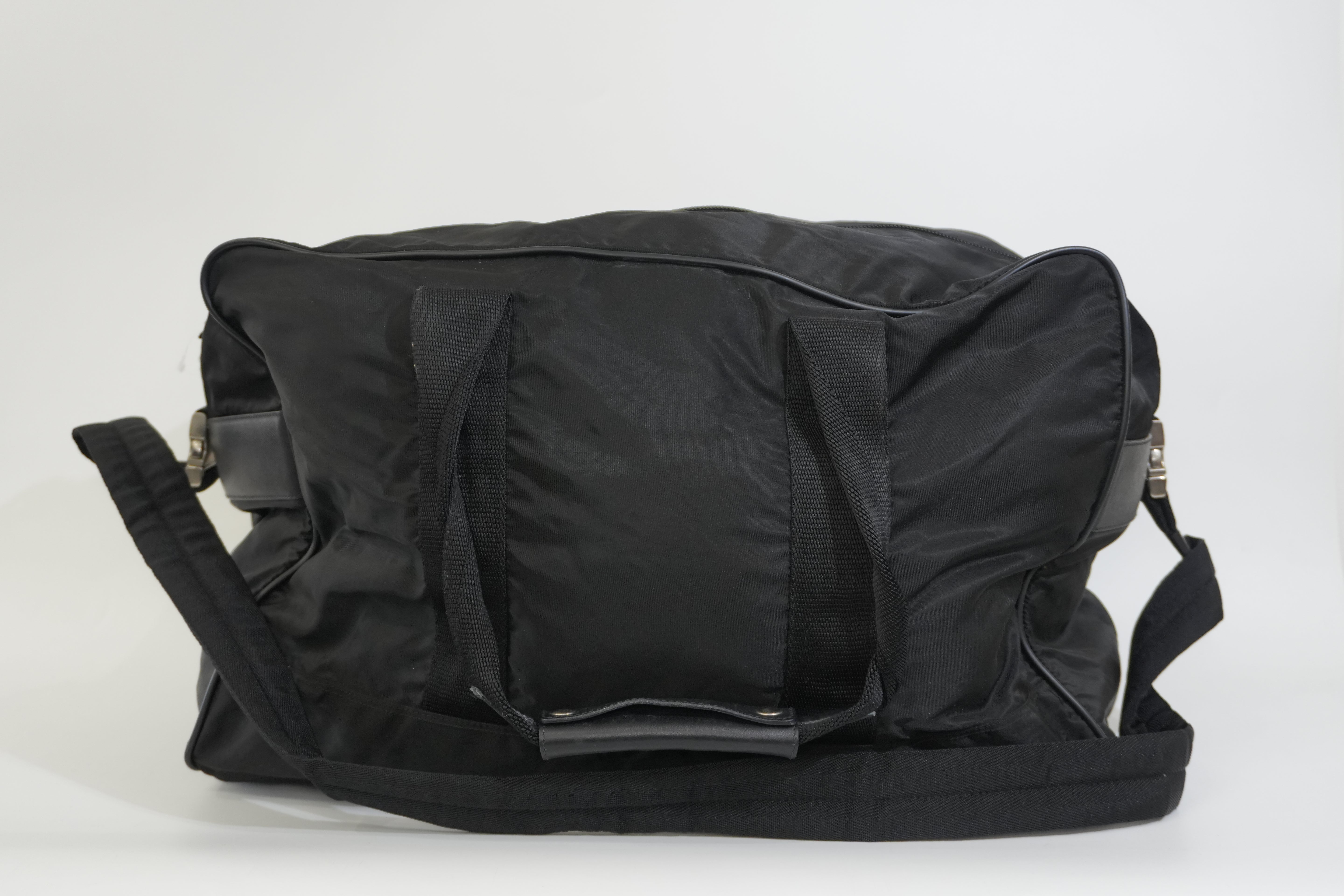 Pre-owned Prada Duffle Bag Black