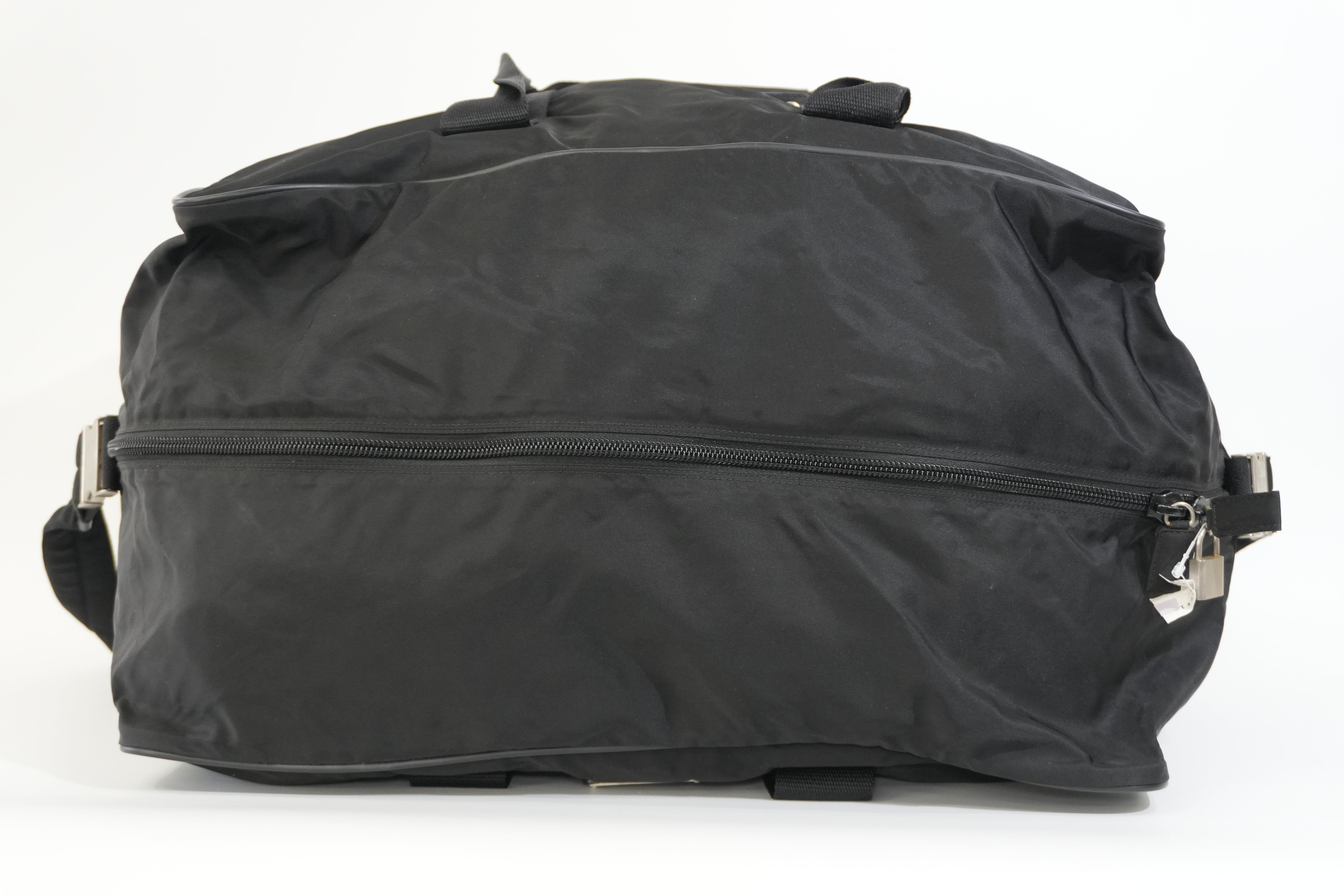 Pre-owned Prada Duffle Bag Black