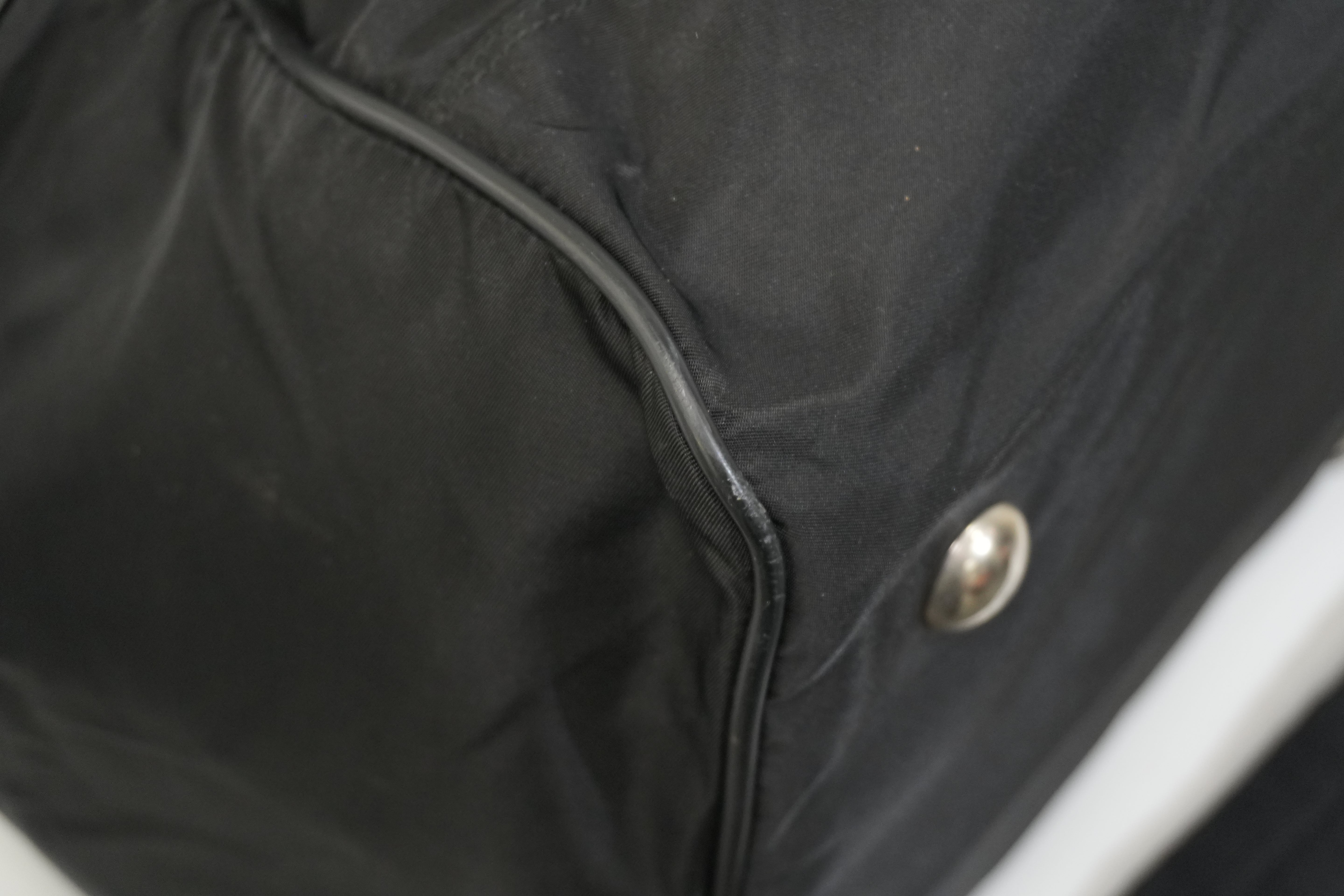 Pre-owned Prada Duffle Bag Black