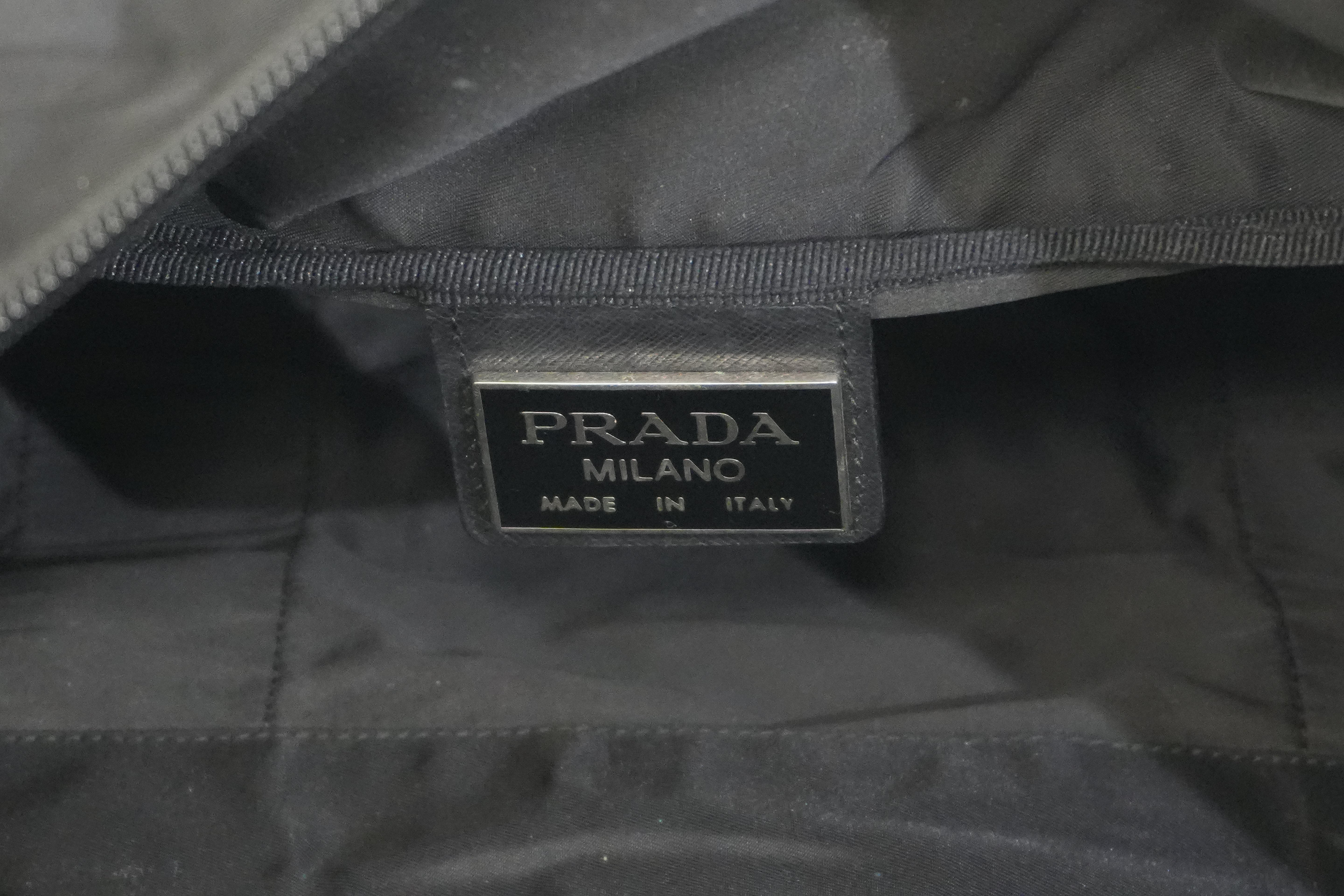 Pre-owned Prada Duffle Bag Black