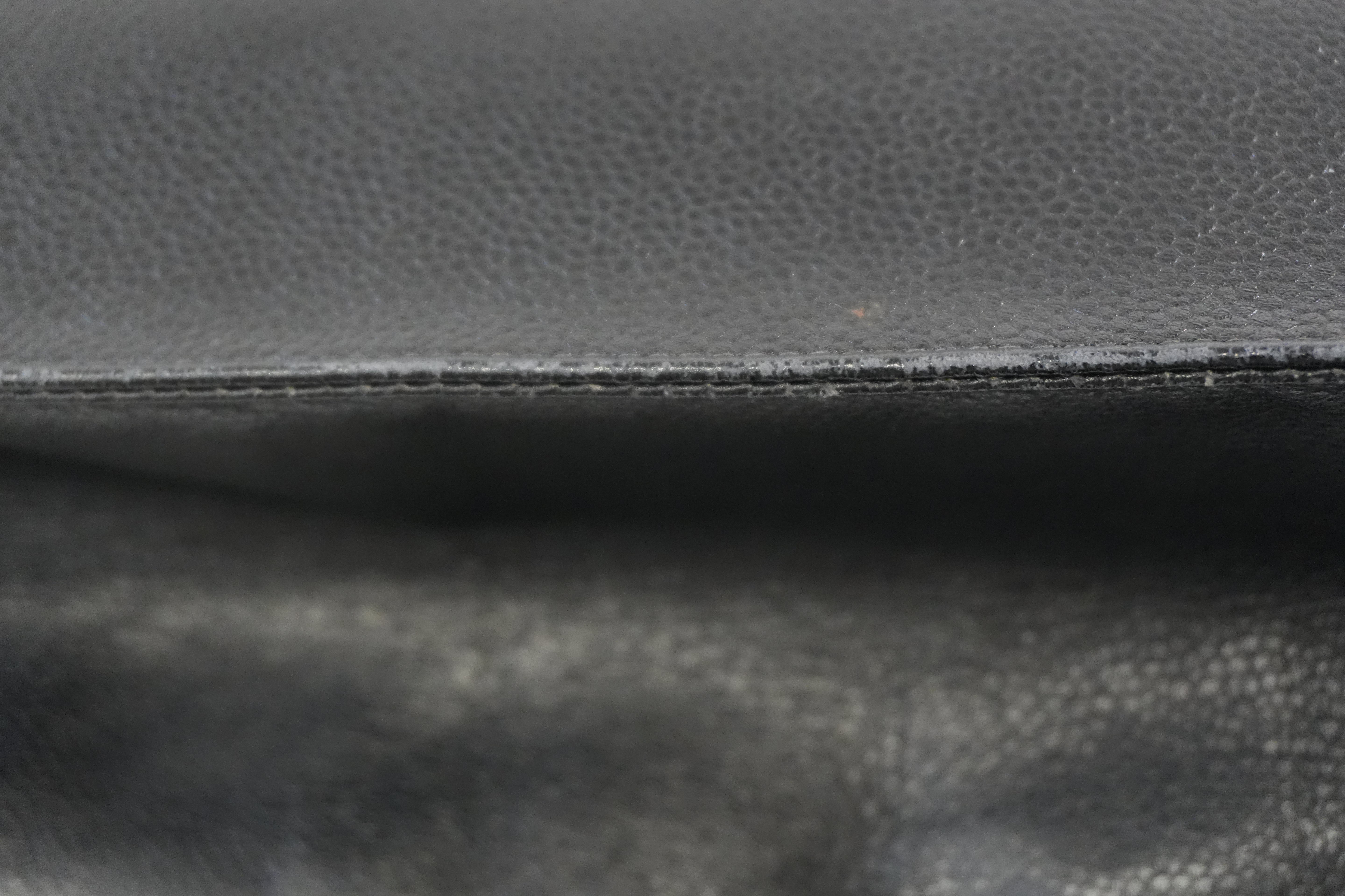 Pre-owned Chanel Caviar Skin Leather Tote Bag Black