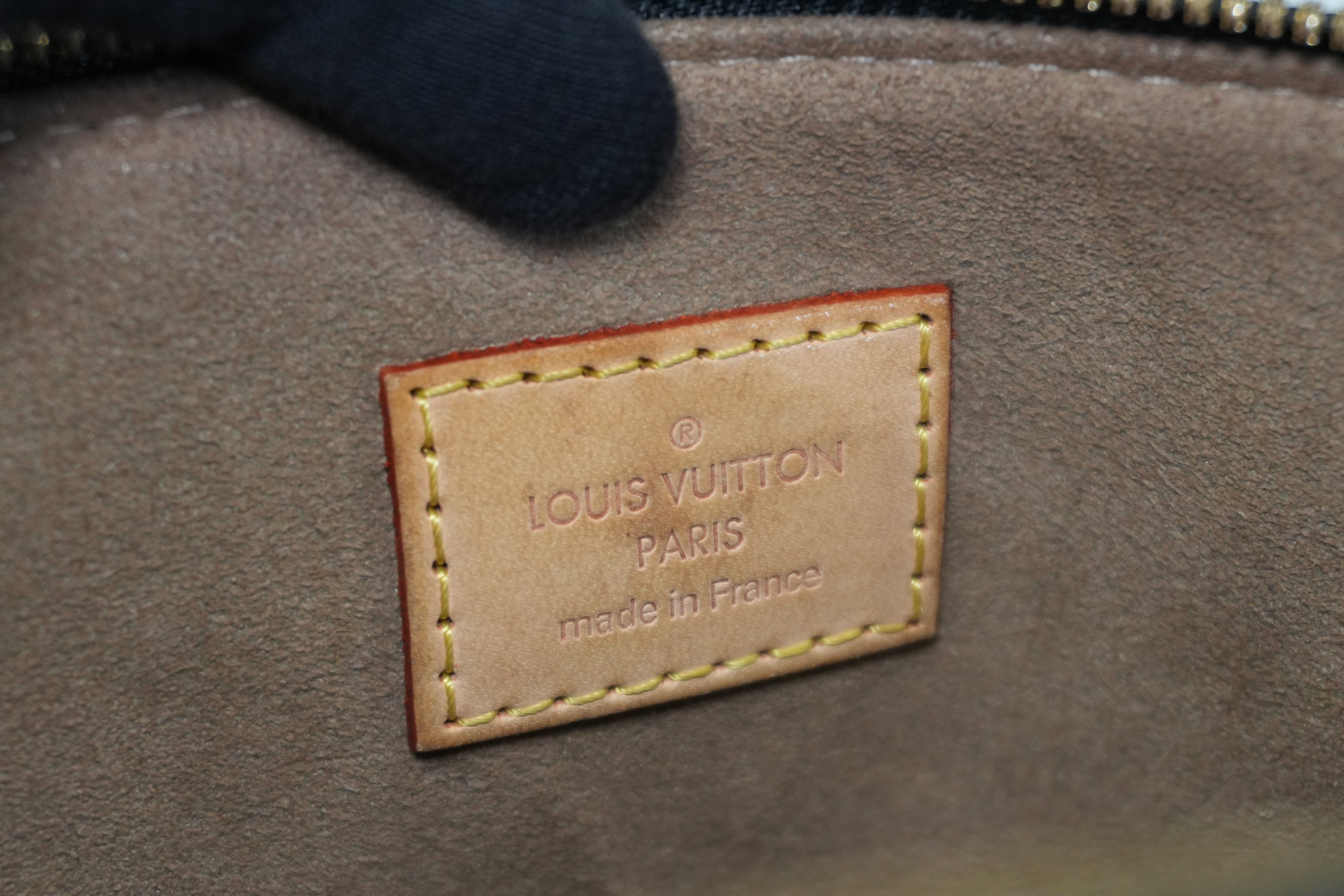 Pre-Owned Louis Vuitton MultiColor Alma PM Handbag Black