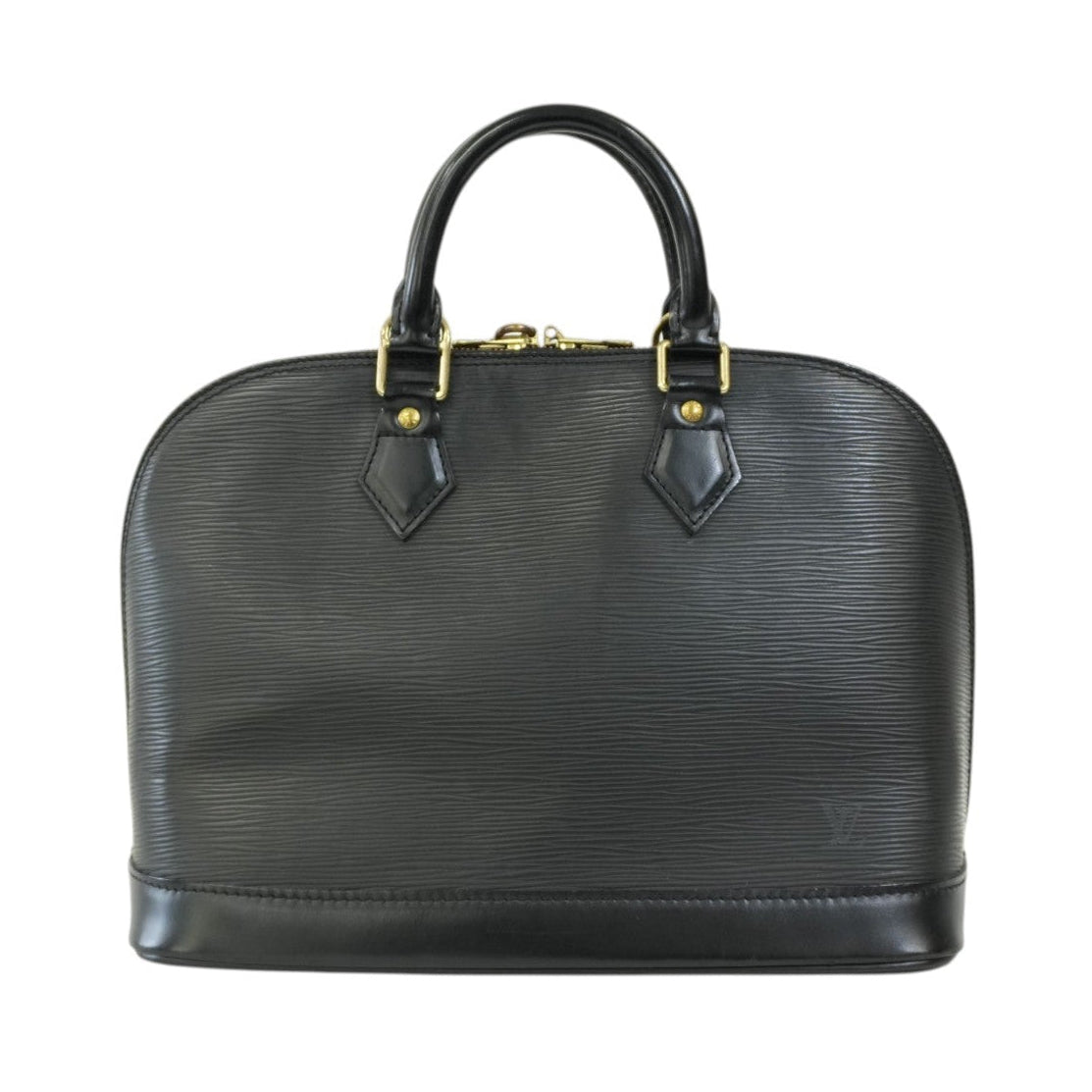 Pre-Owned Louis Vuitton Epi Alma PM Handbag Black