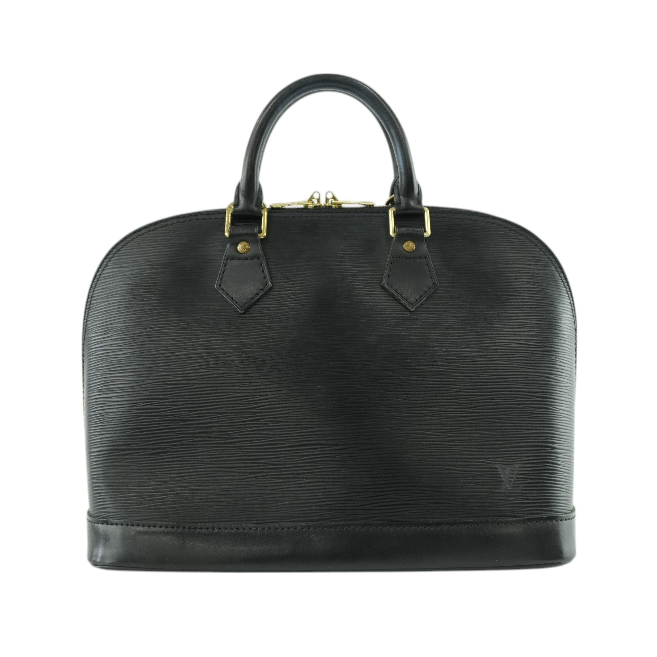 Pre-owned Louis Vuitton Epi Alma Handbag Black