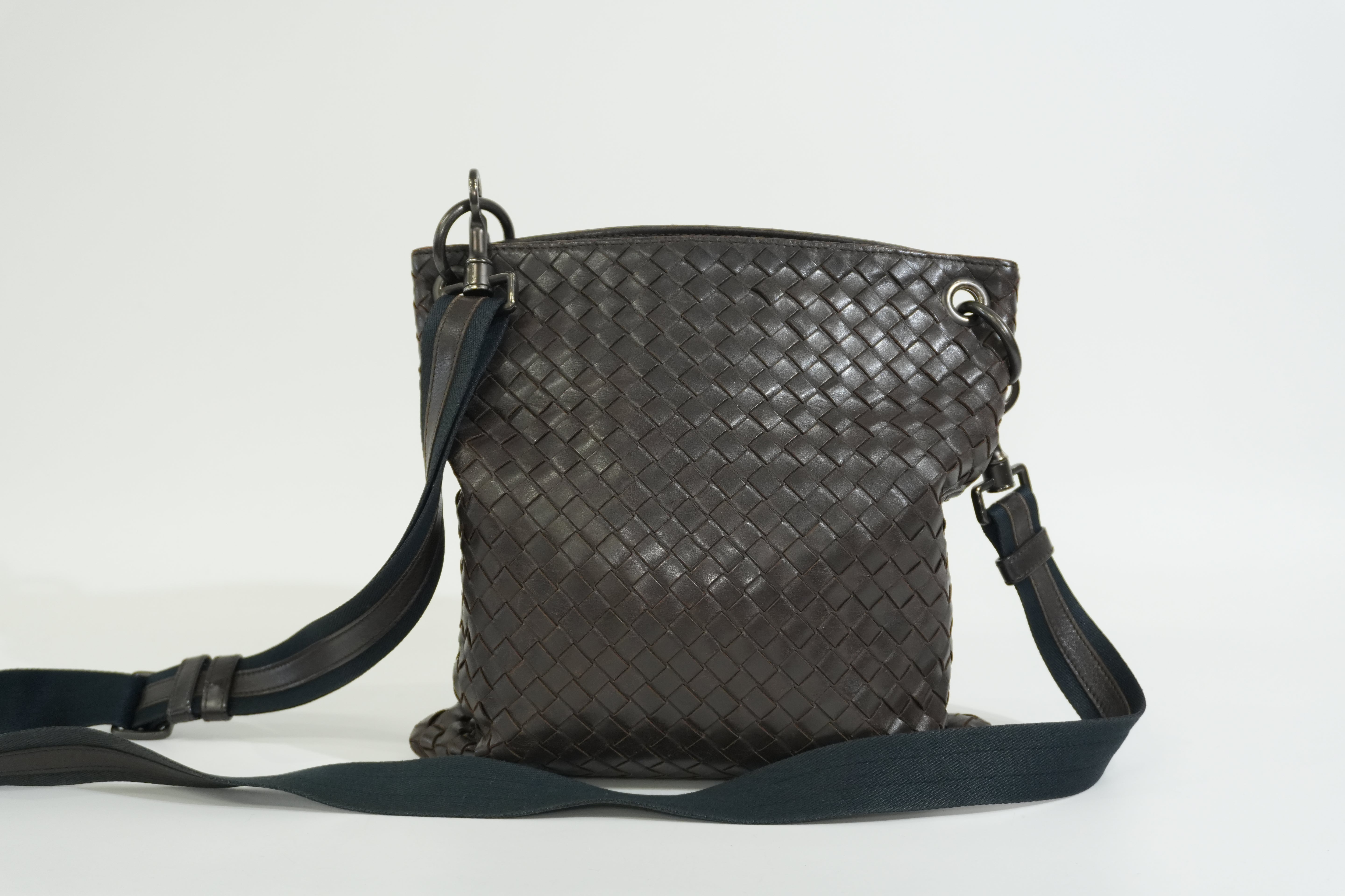 Pre-owned Bottega Crossbody Bag Brown