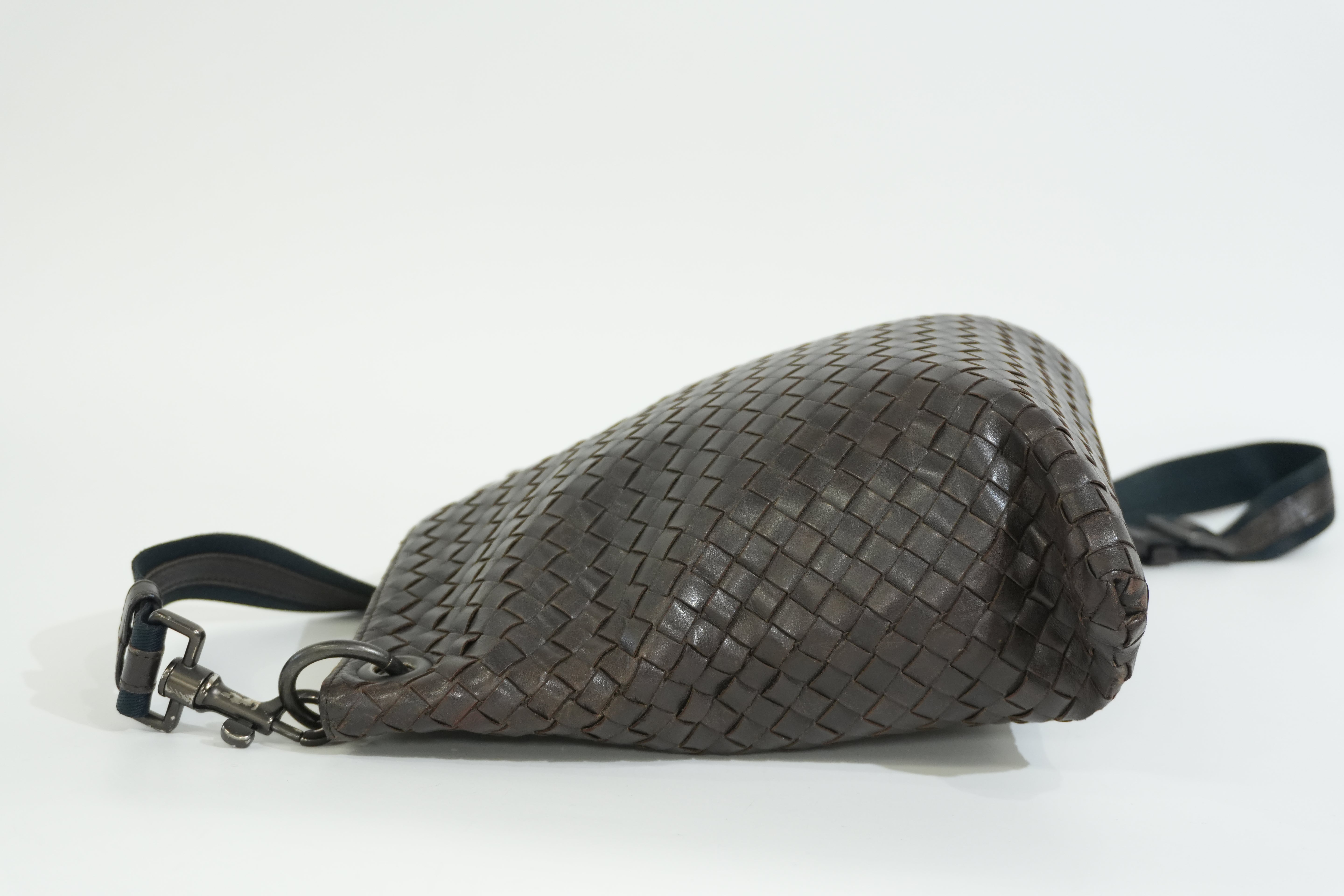 Pre-owned Bottega Crossbody Bag Brown