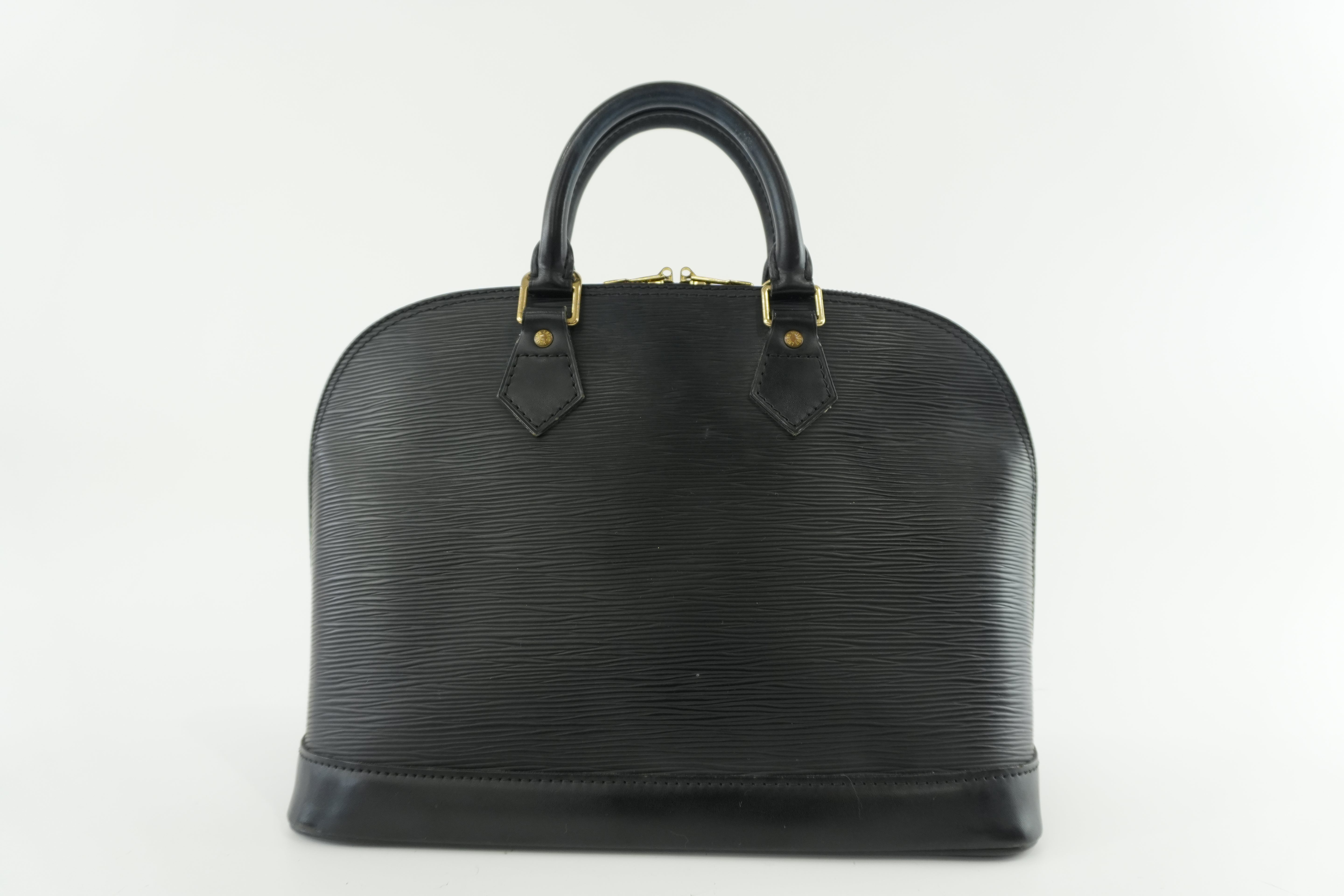 Pre-owned Louis Vuitton Epi Alma Handbag Black