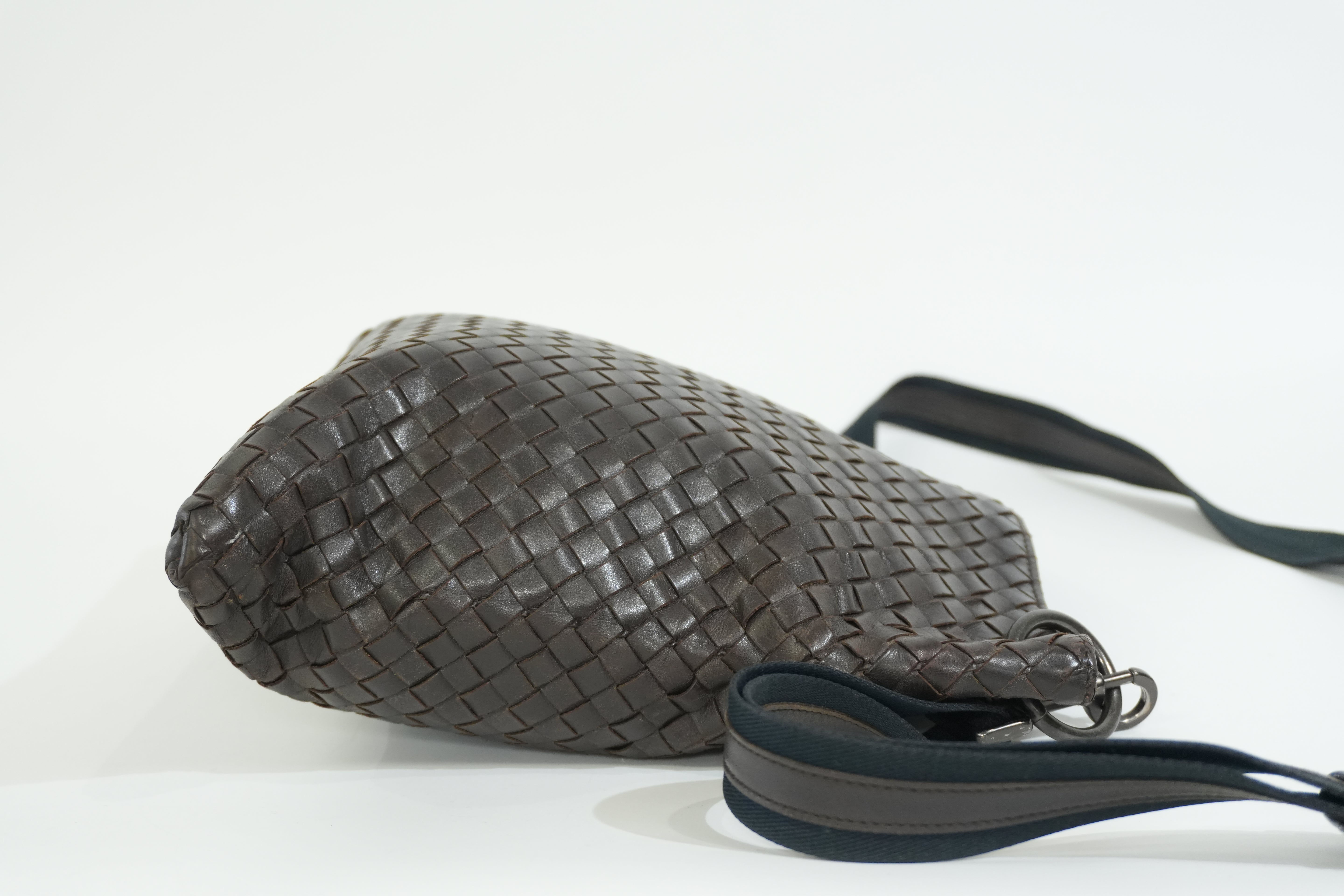 Pre-owned Bottega Crossbody Bag Brown