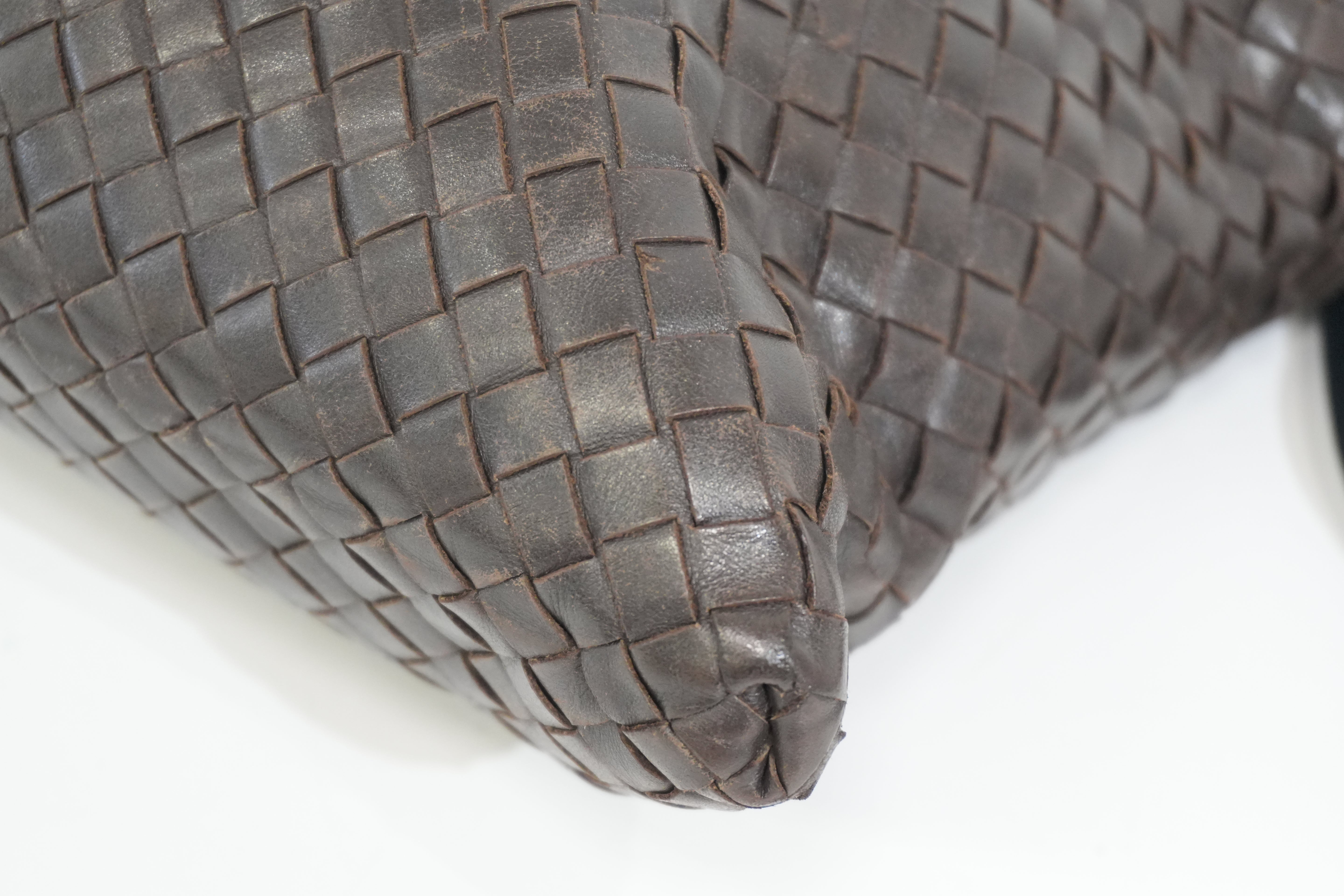 Pre-owned Bottega Crossbody Bag Brown
