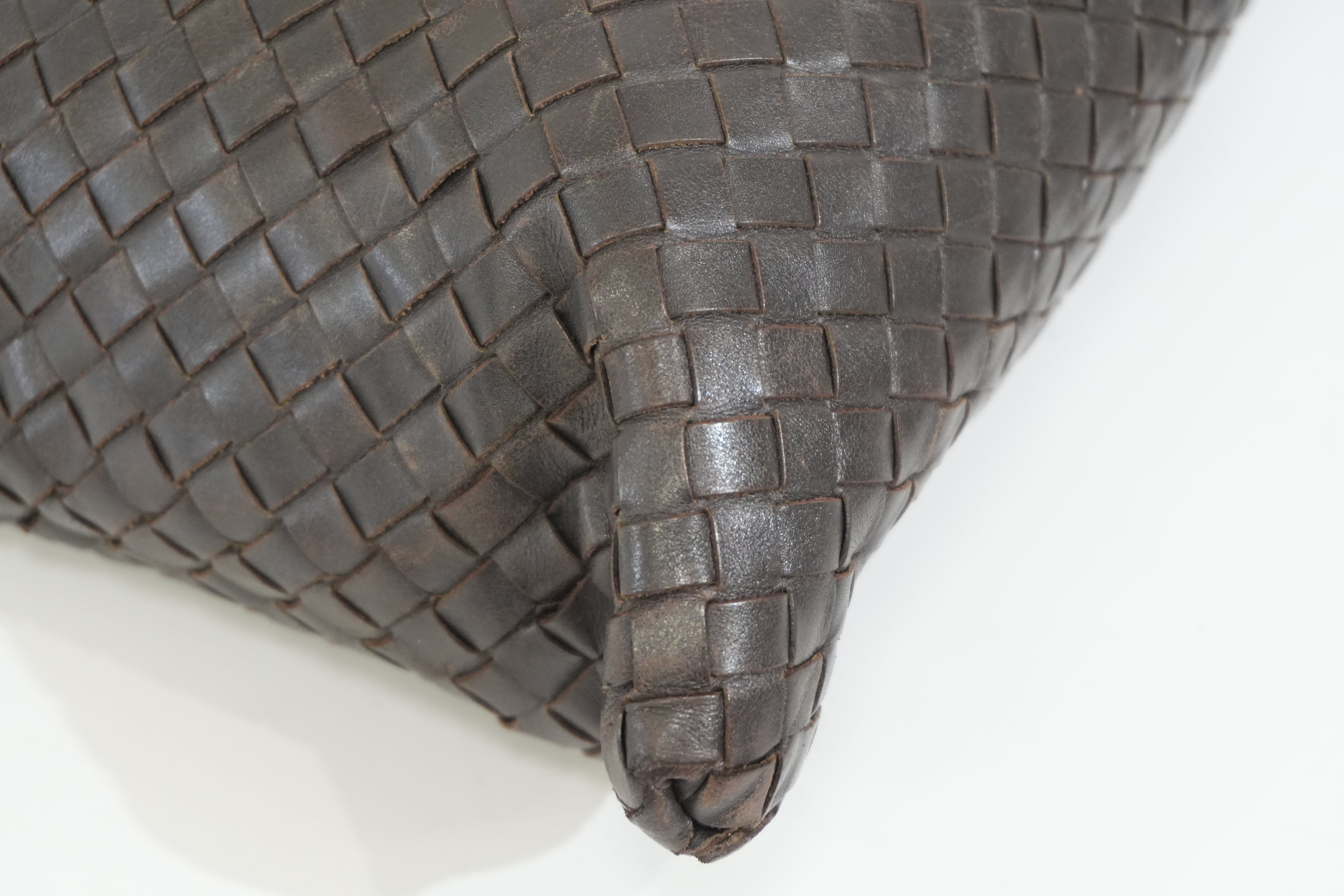 Pre-owned Bottega Crossbody Bag Brown