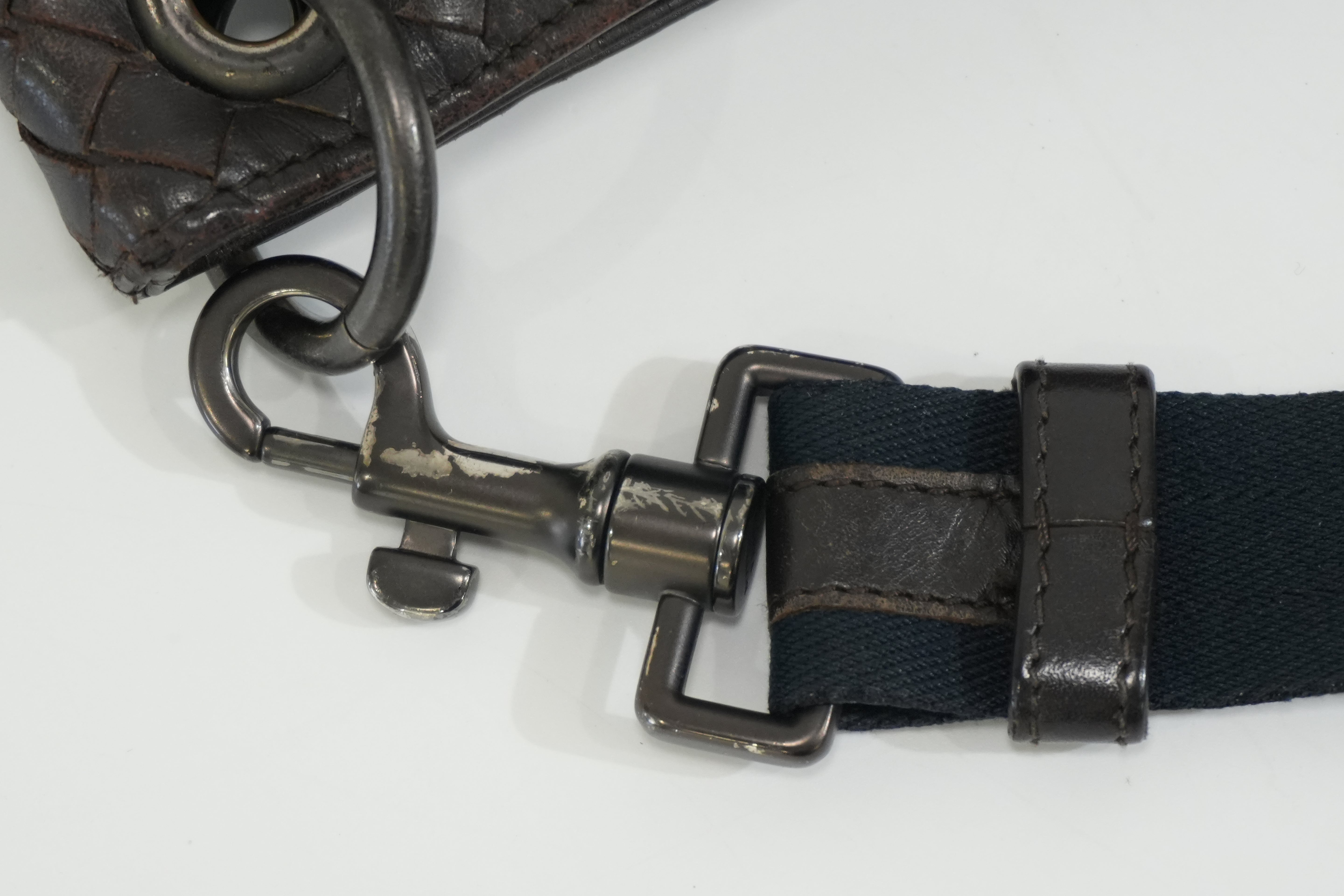 Pre-owned Bottega Crossbody Bag Brown