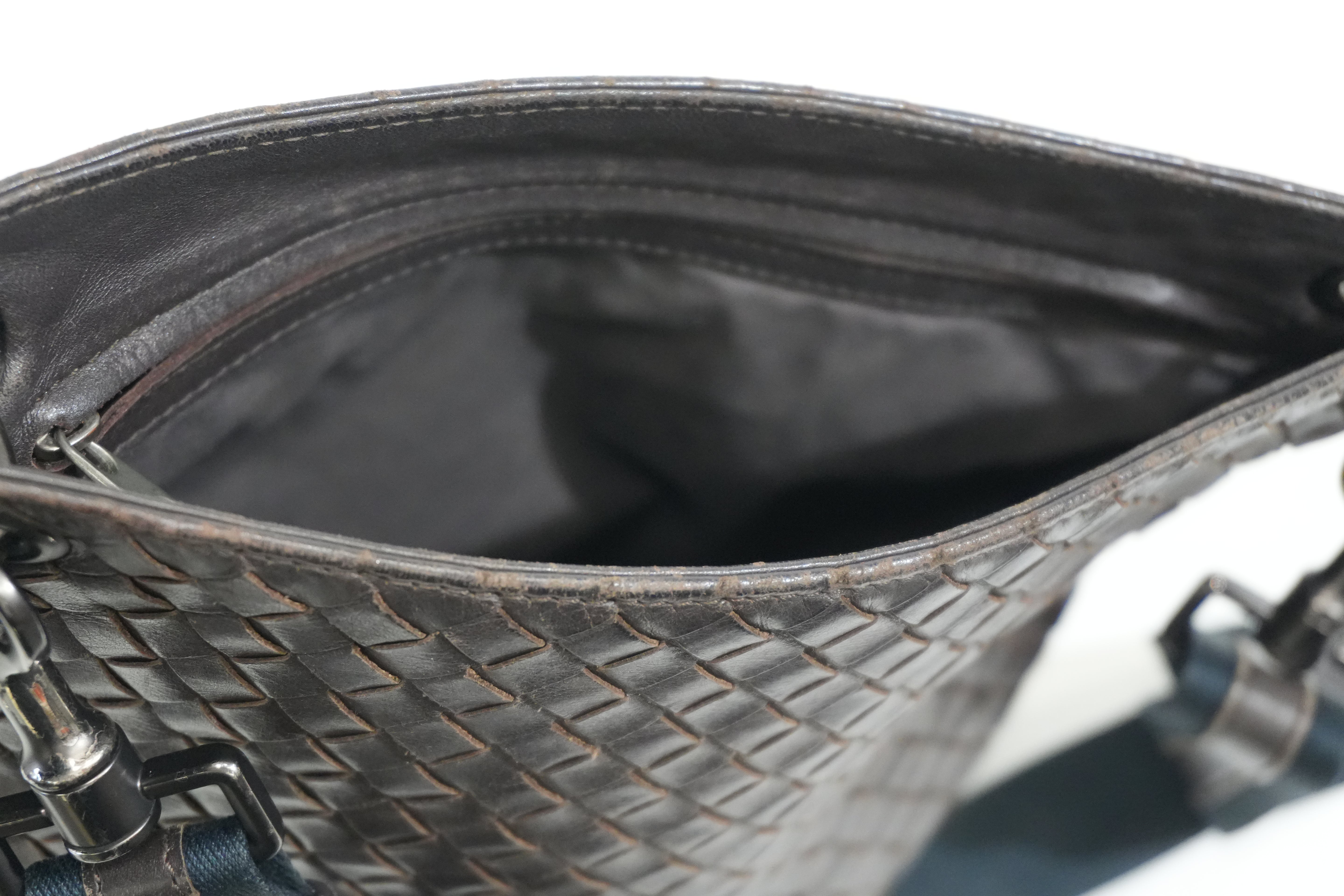 Pre-owned Bottega Crossbody Bag Brown