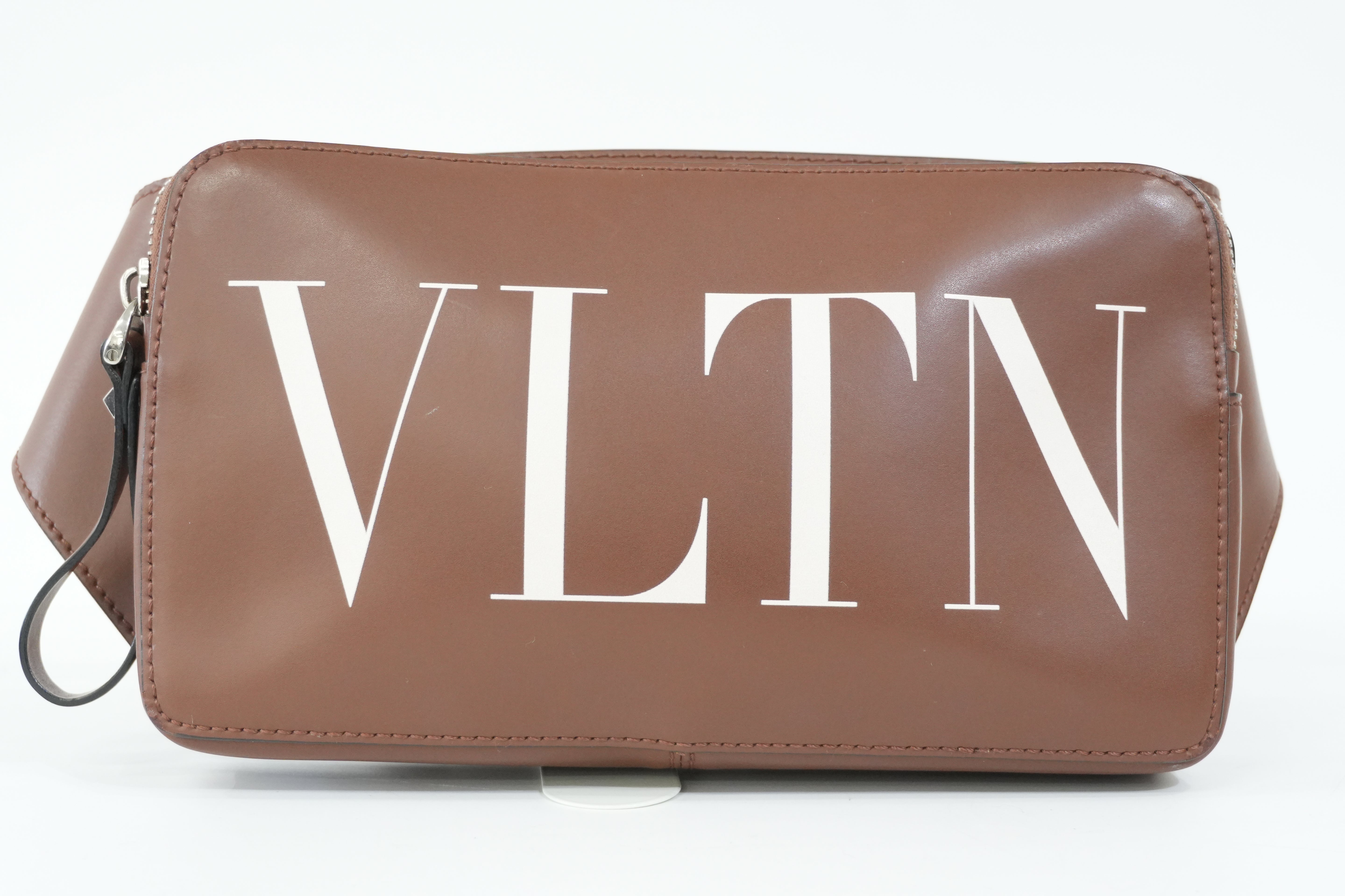 Pre-Owned Valentino VLTN Crossbody Bag Brown