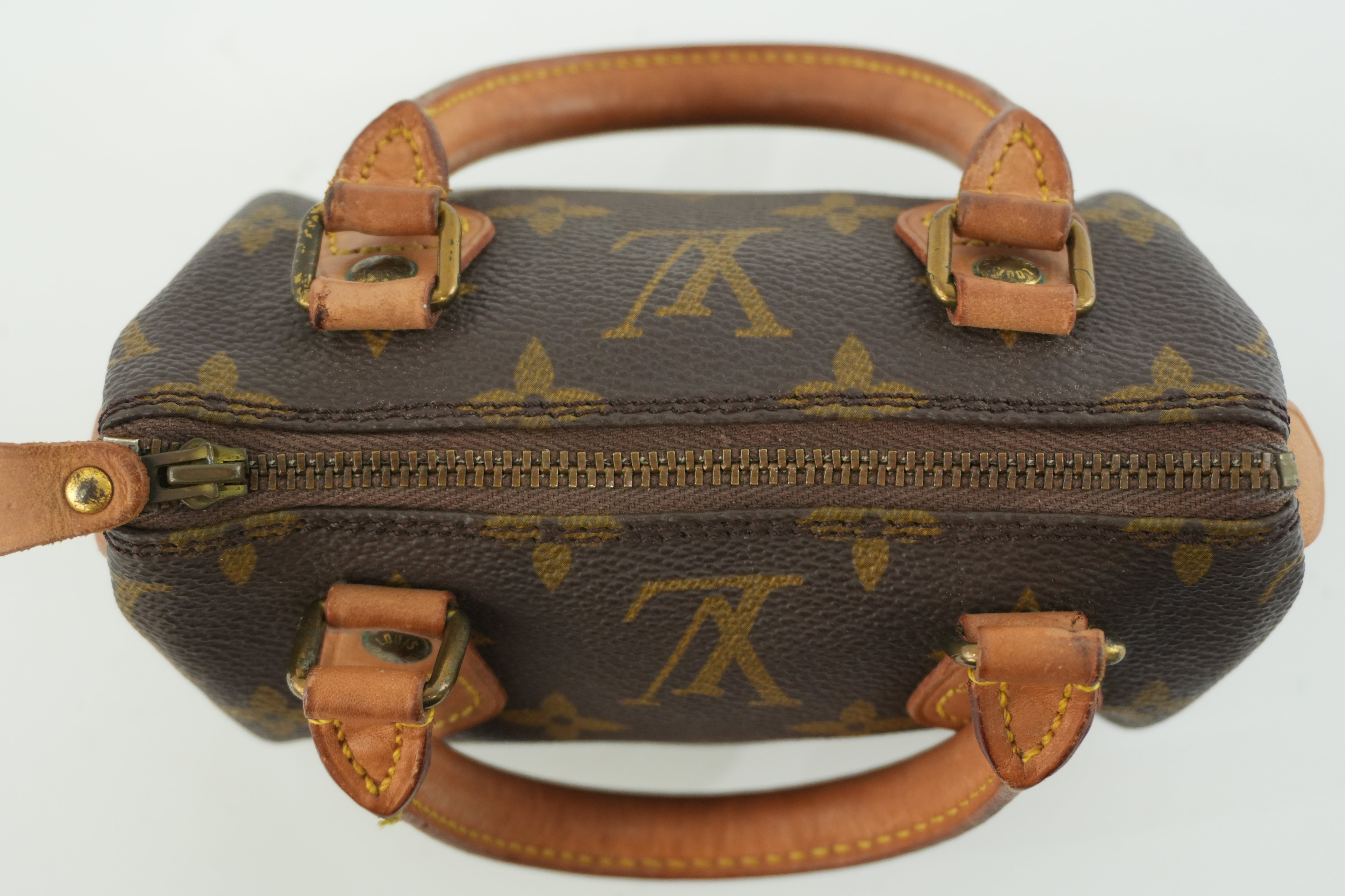 Louis Vuitton Monogram Vintage Mini Speedy Used