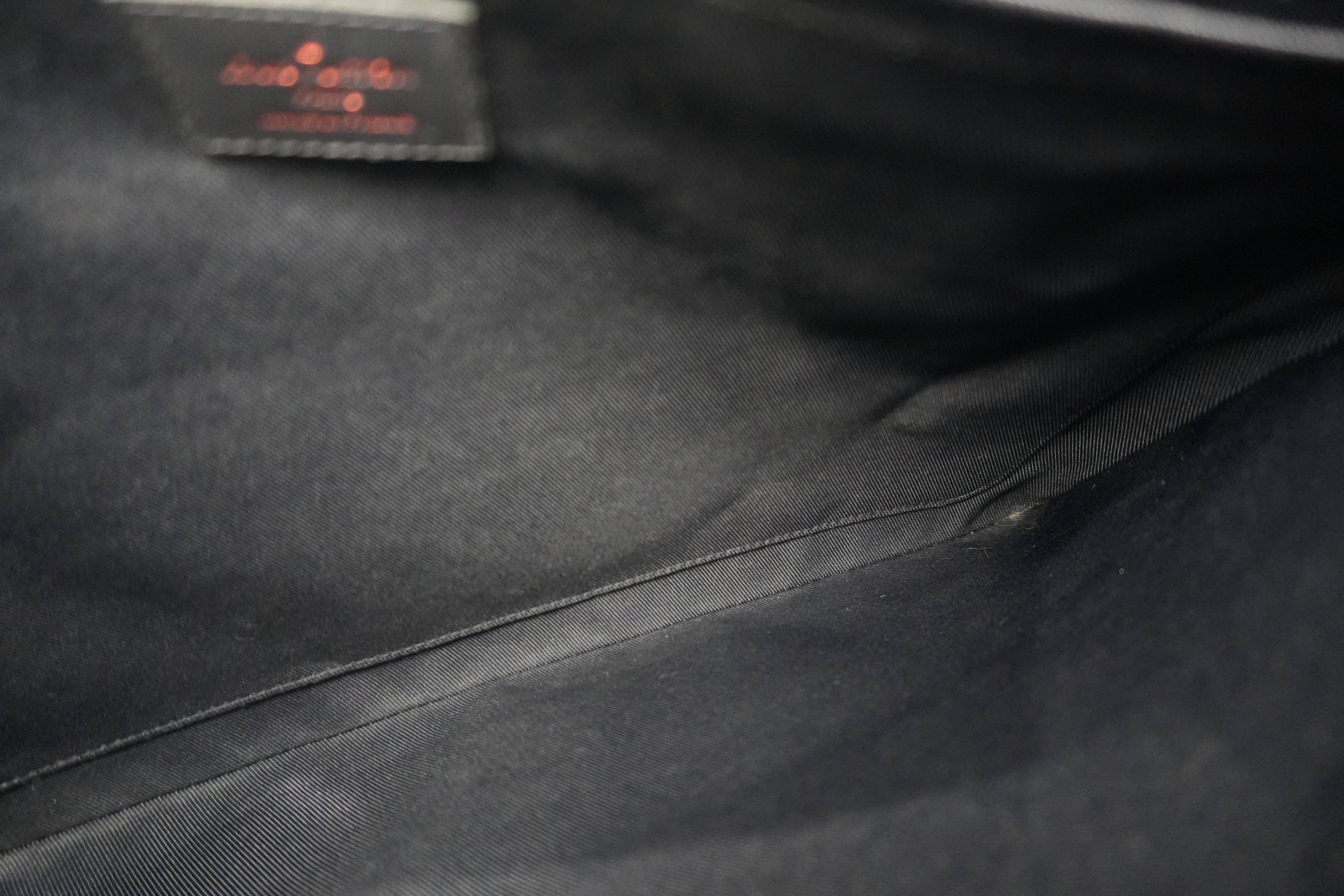 Pre-owned Louis Vuitton Monogram Ink Upside Down Pochette Apollo GM Clutch Bag Navy Blue