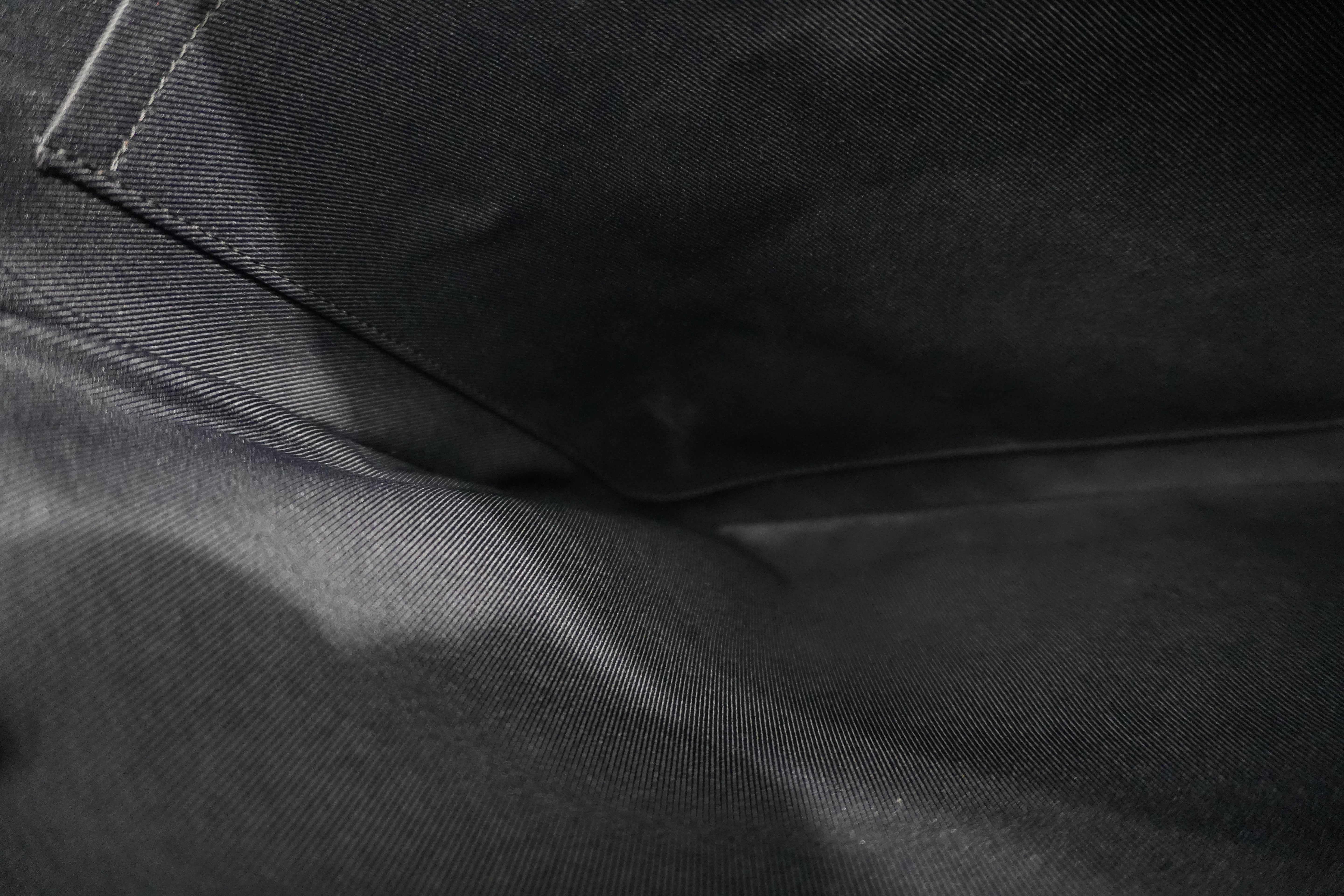 Pre-owned Louis Vuitton Monogram Ink Upside Down Pochette Apollo GM Clutch Bag Navy Blue