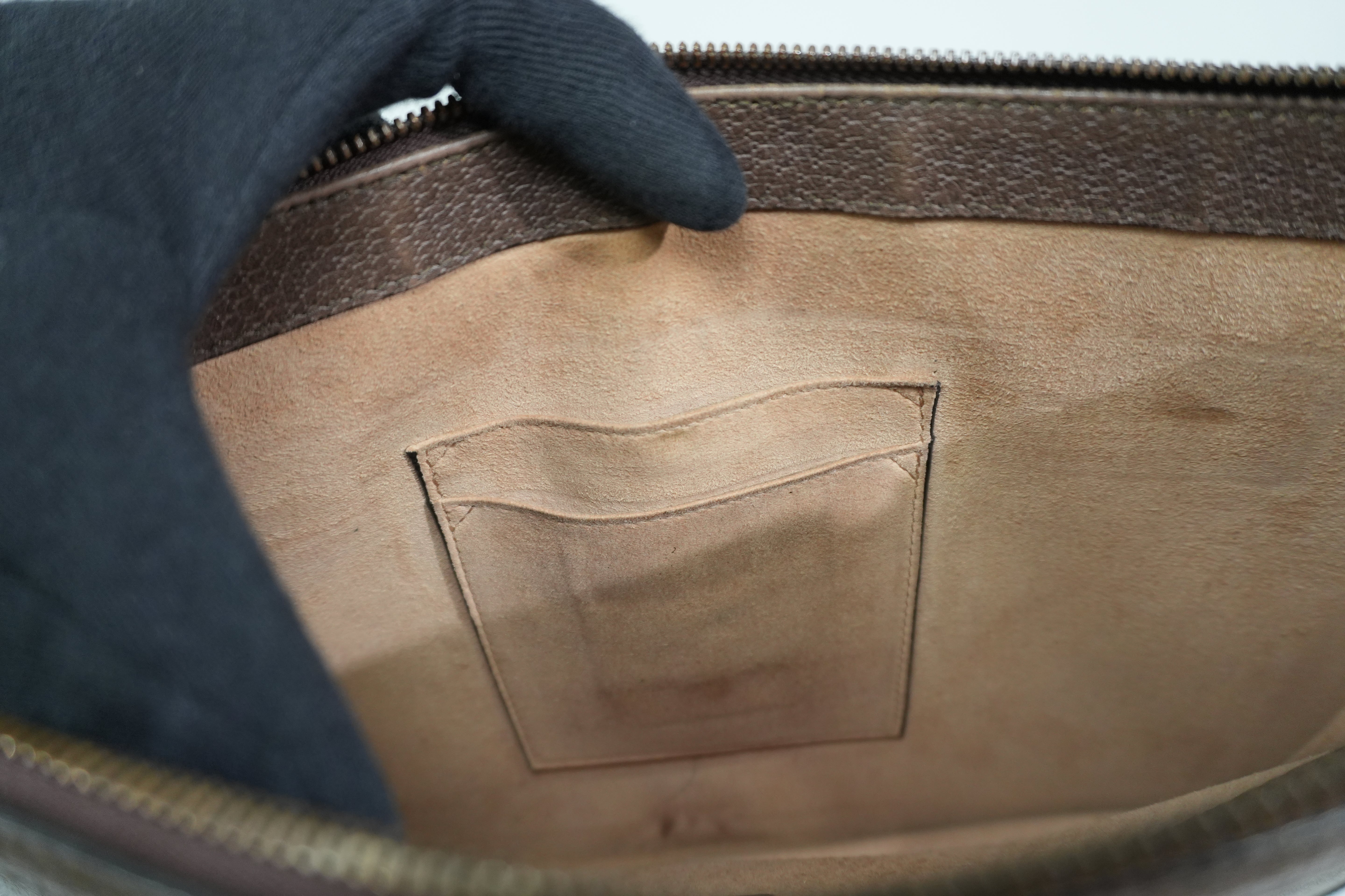 Pre-owned Gucci Ophidia Clutch Bag Brown