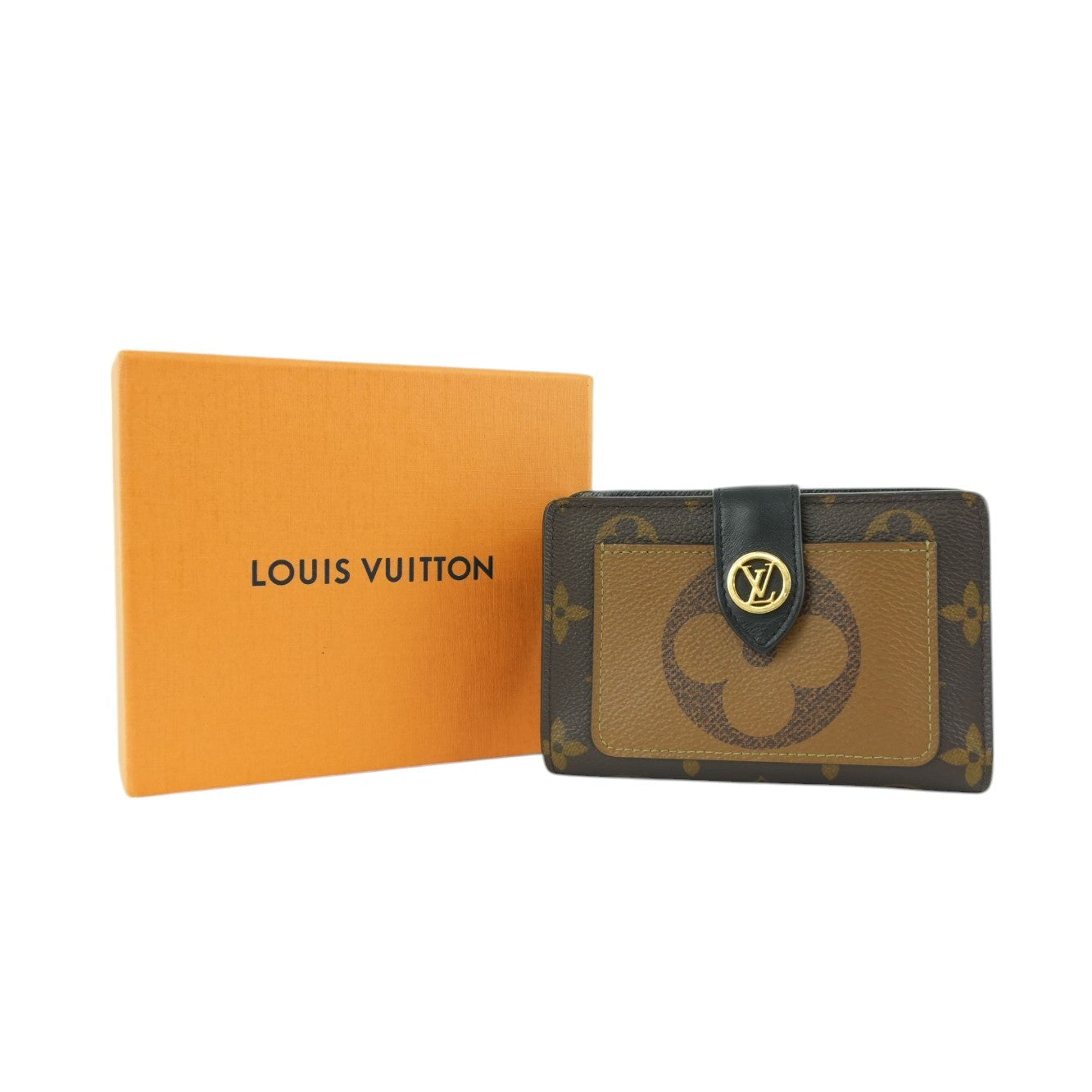 Pre-owned Louis Vuitton Monogram Reverse Juliet Wallet